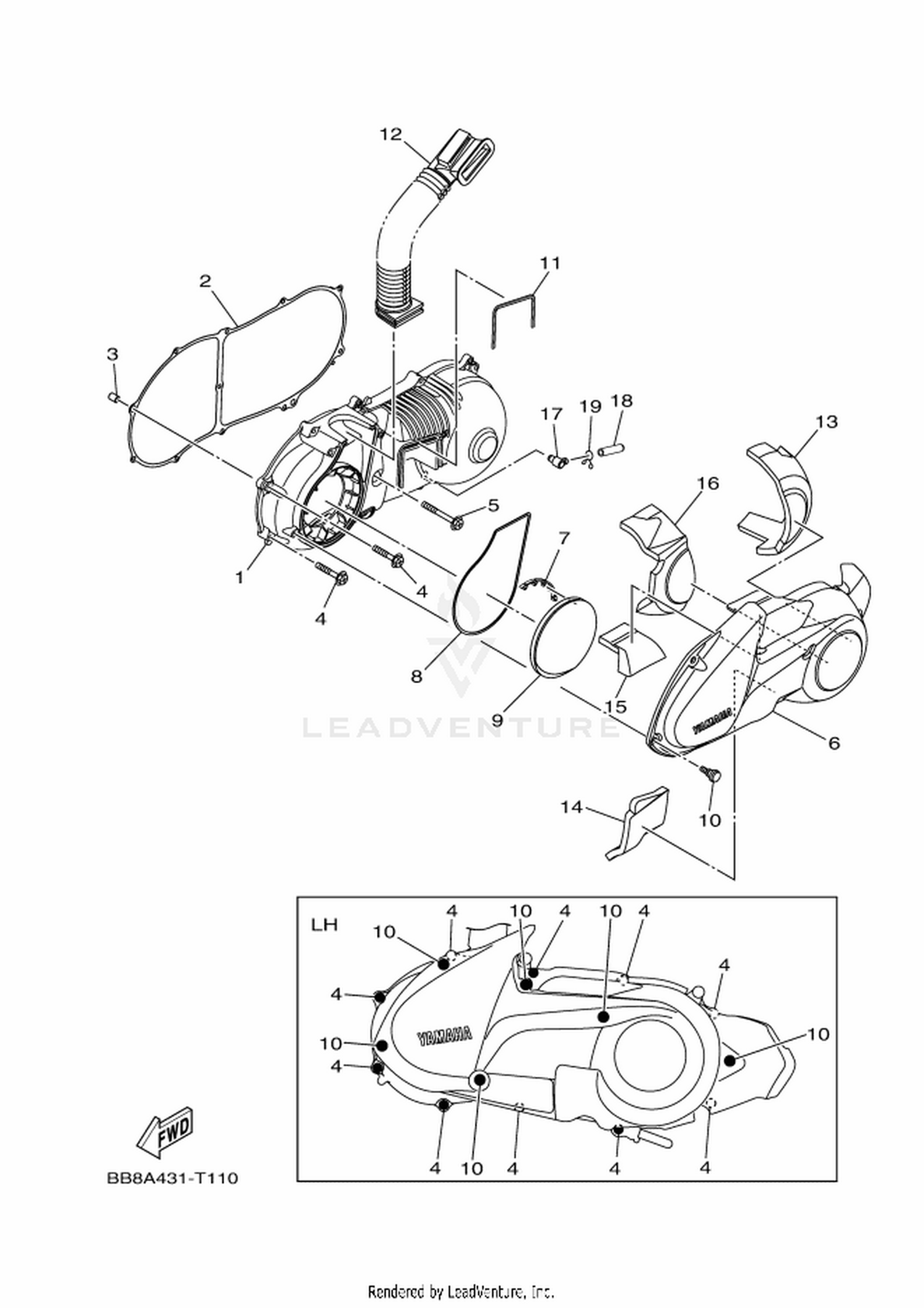 11 CRANKCASE COVER 1