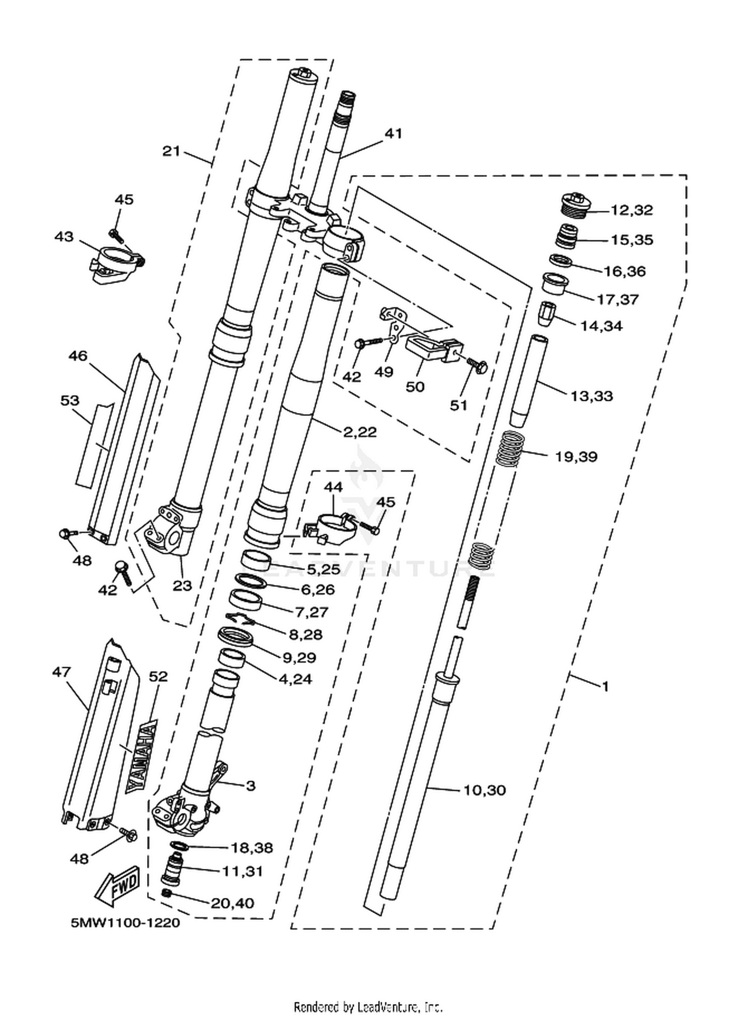 22 FRONT FORK