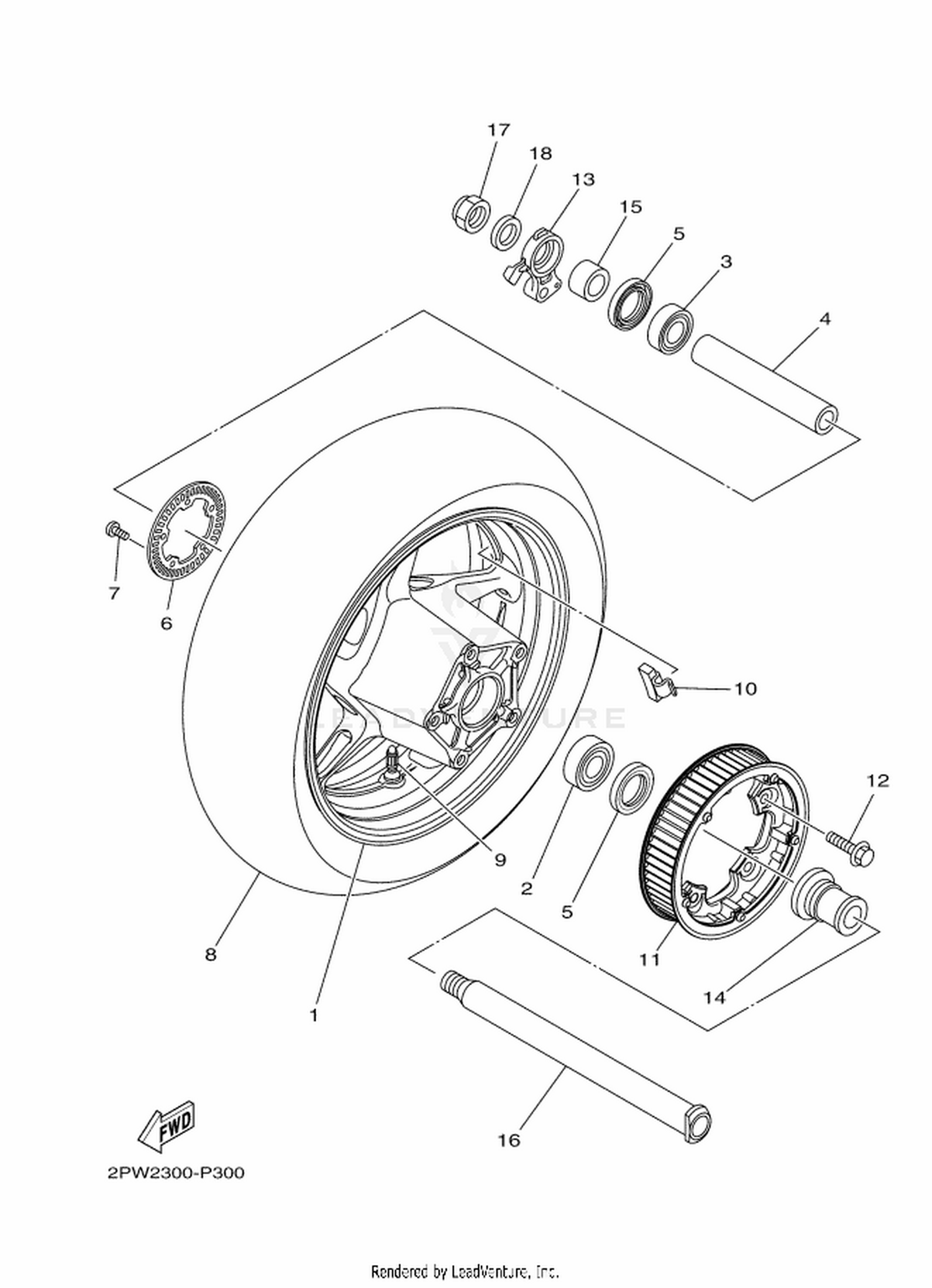 30 REAR WHEEL