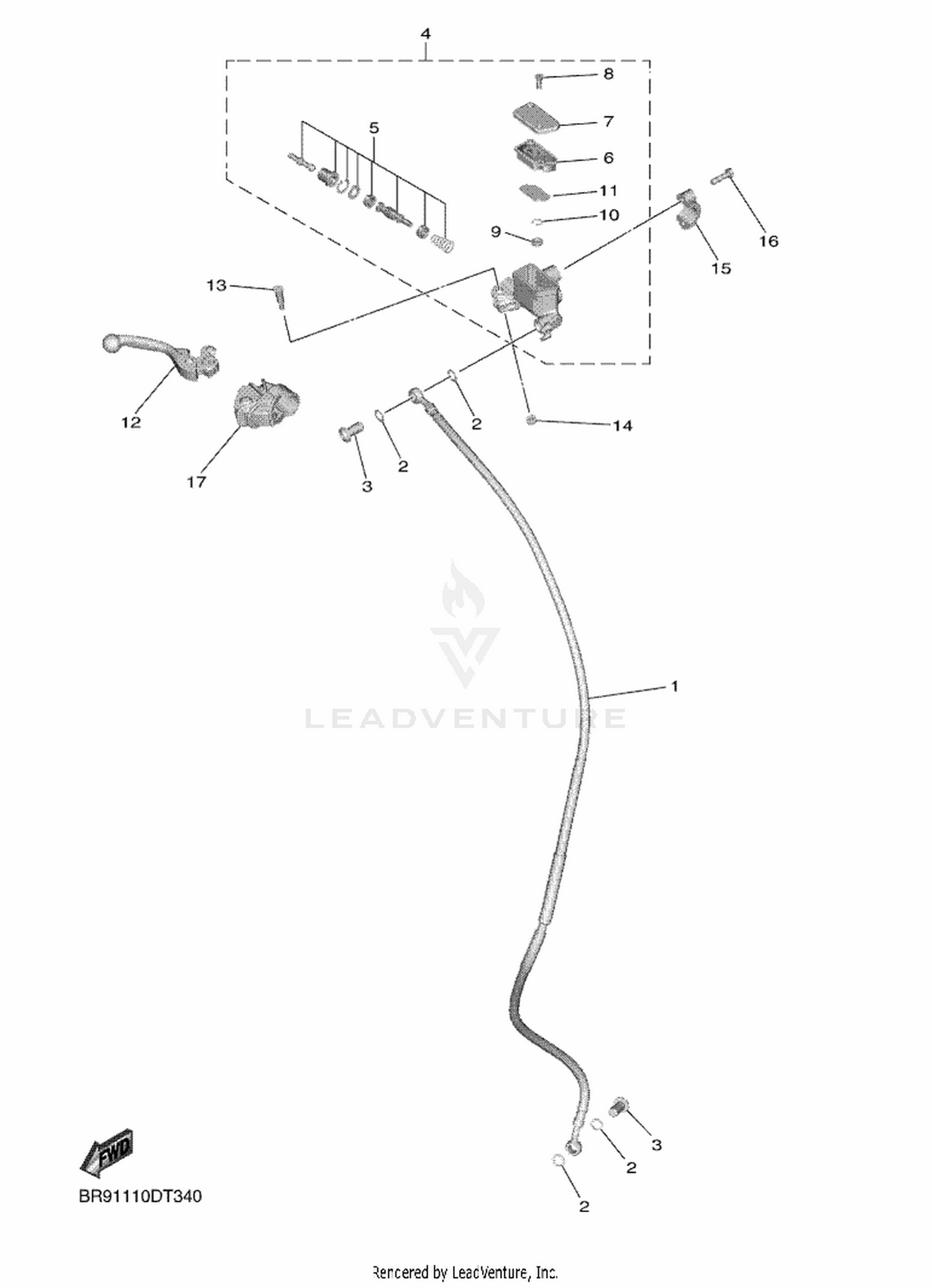 33 FRONT MASTER CYLINDER