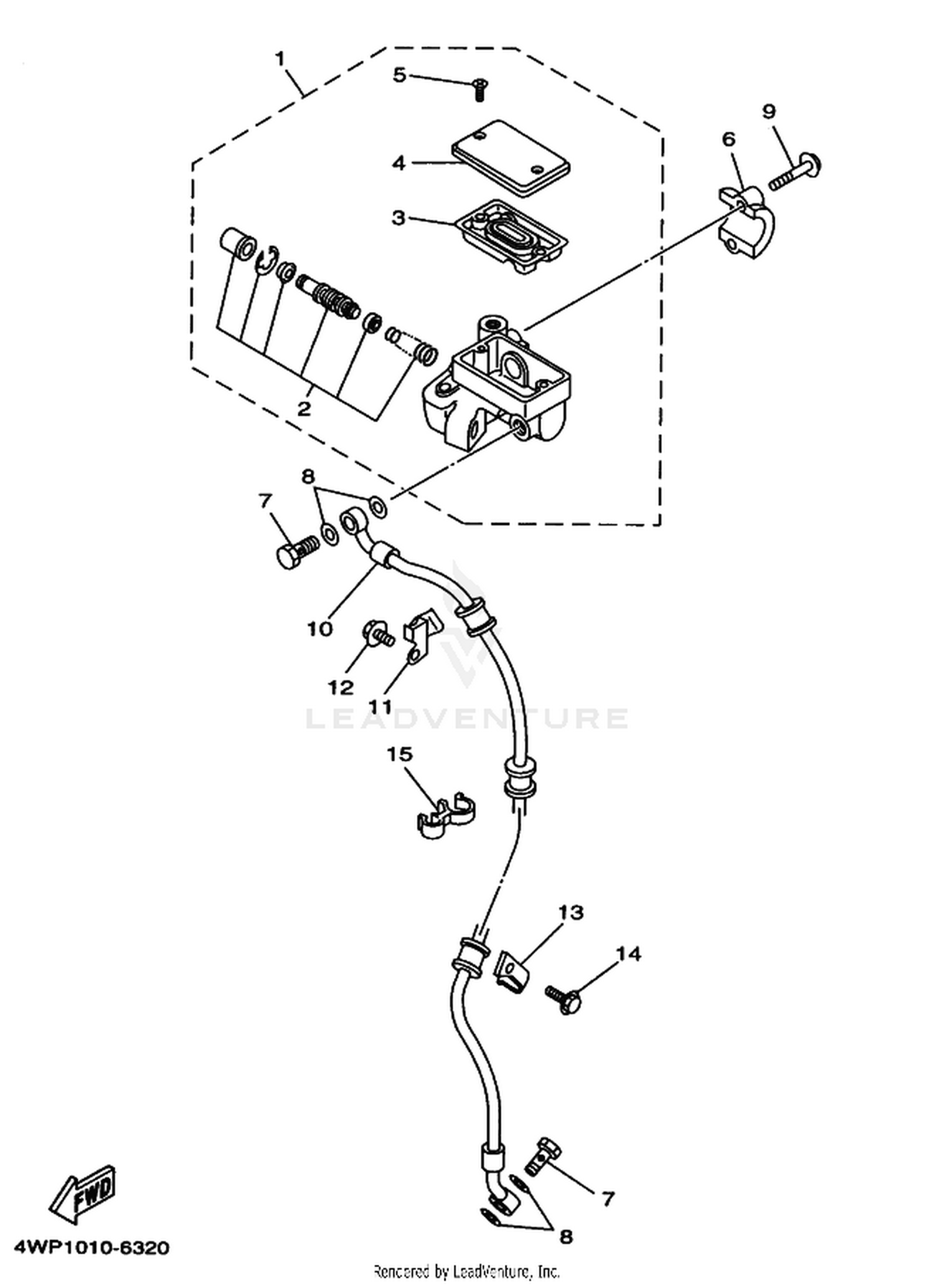 29 FRONT MASTER CYLINDER