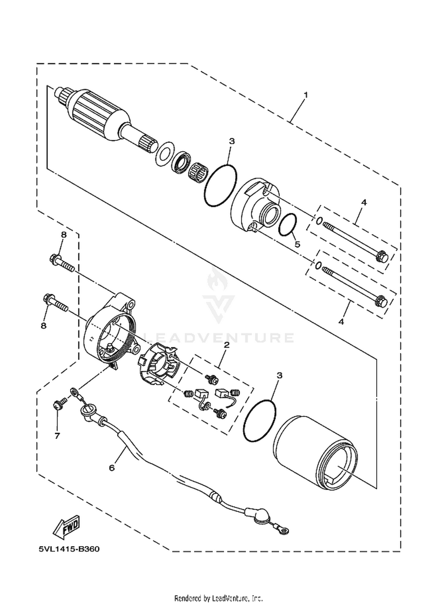 32 STARTING MOTOR