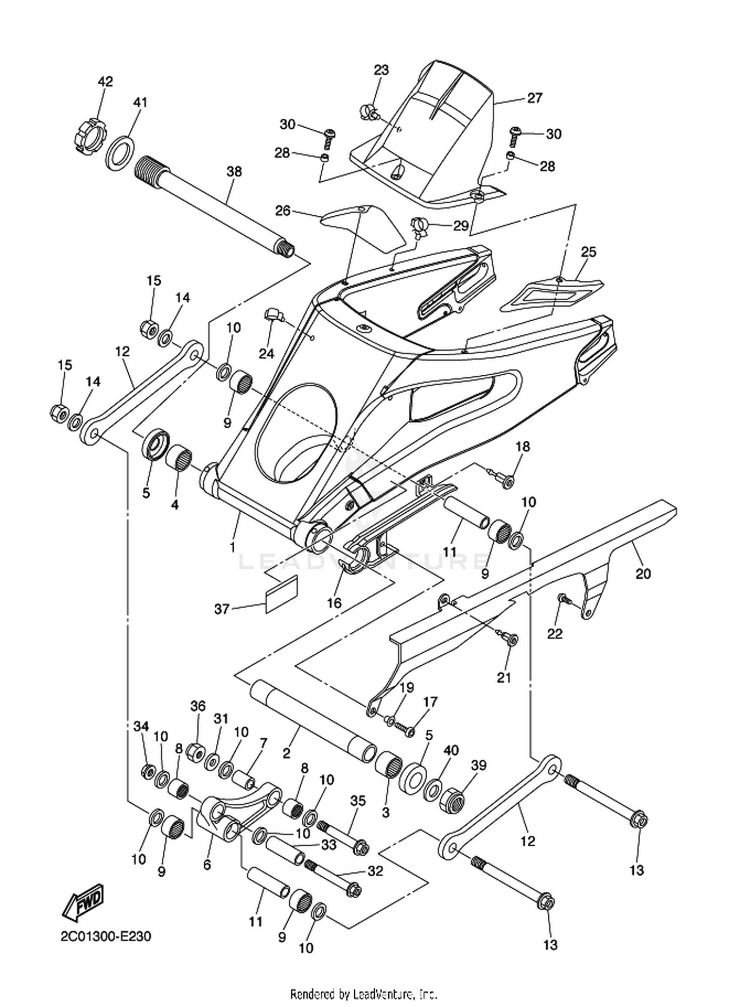 23 REAR ARM