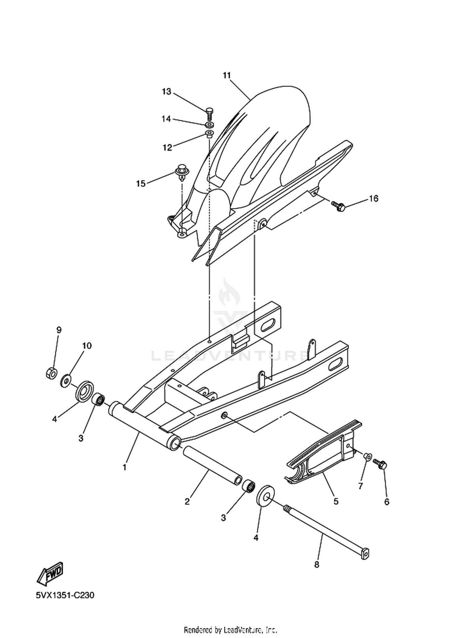 23 REAR ARM