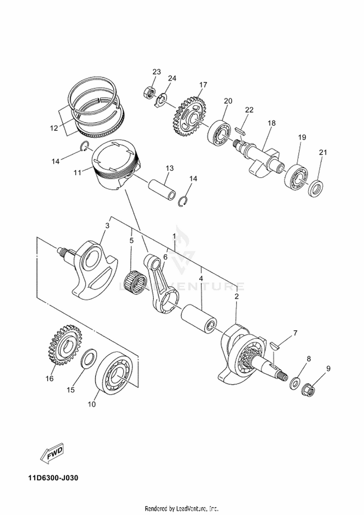 03 CRANKSHAFT  PISTON