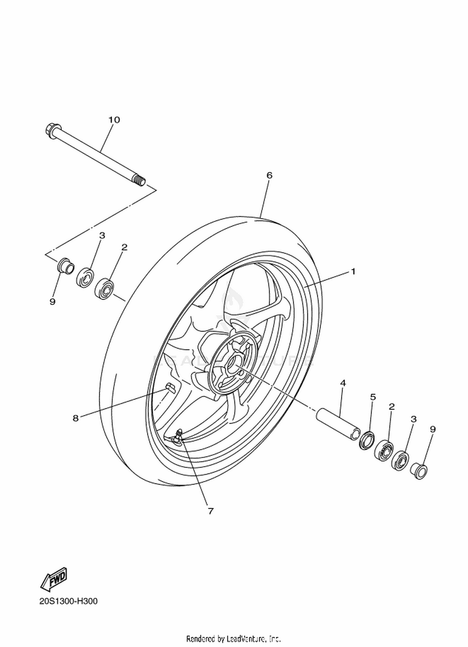 29 FRONT WHEEL