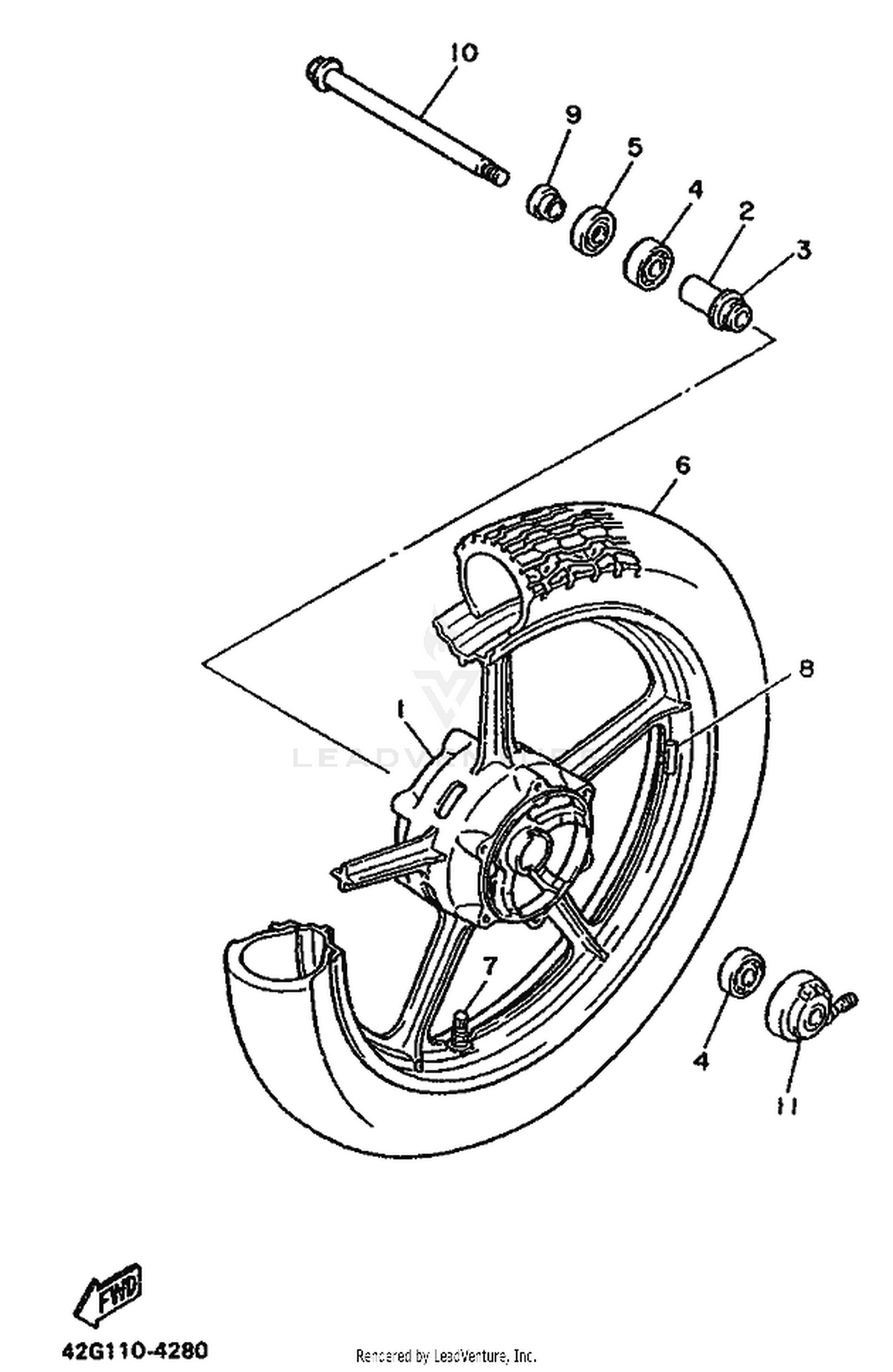28 FRONT WHEEL