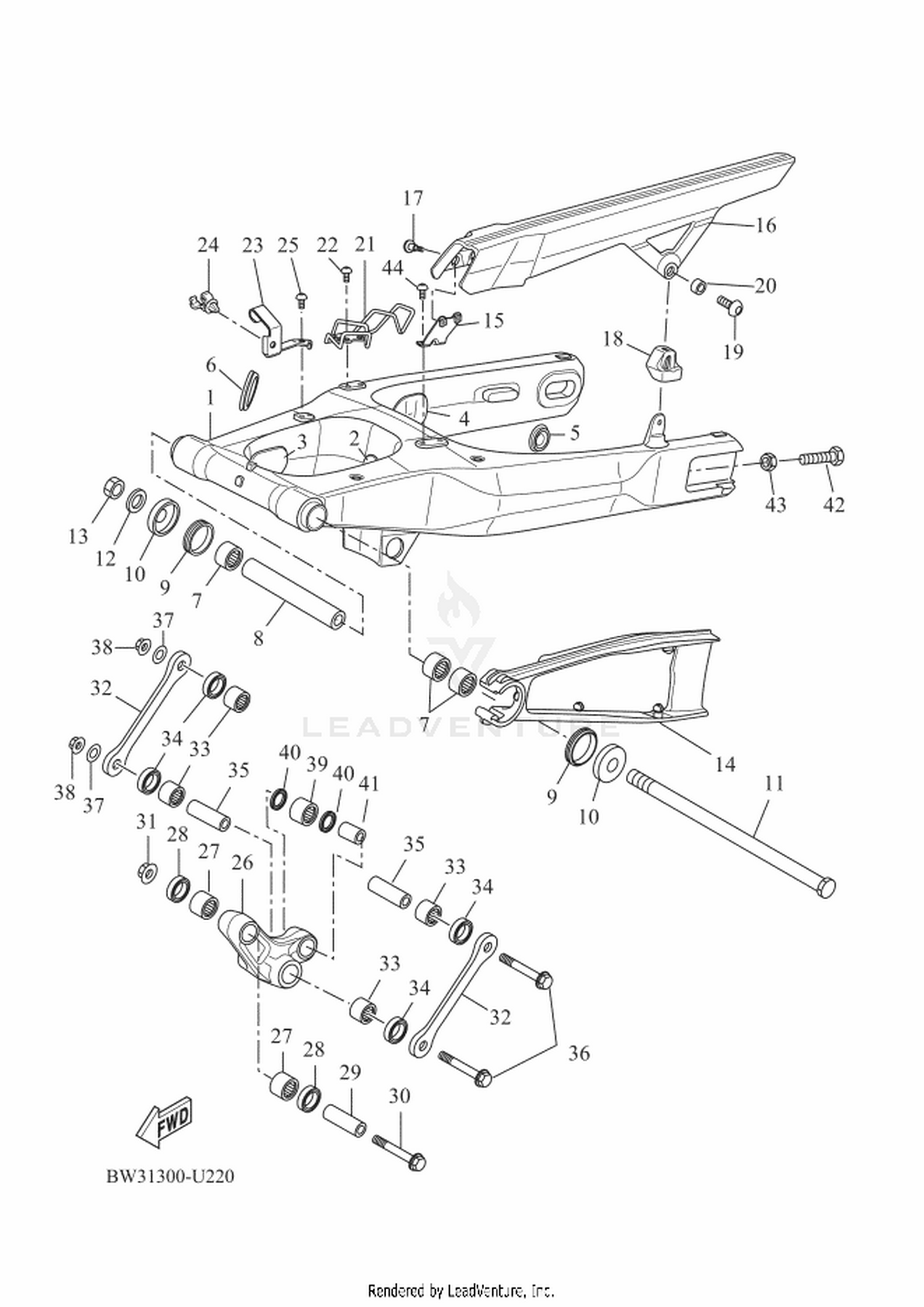23 REAR ARM