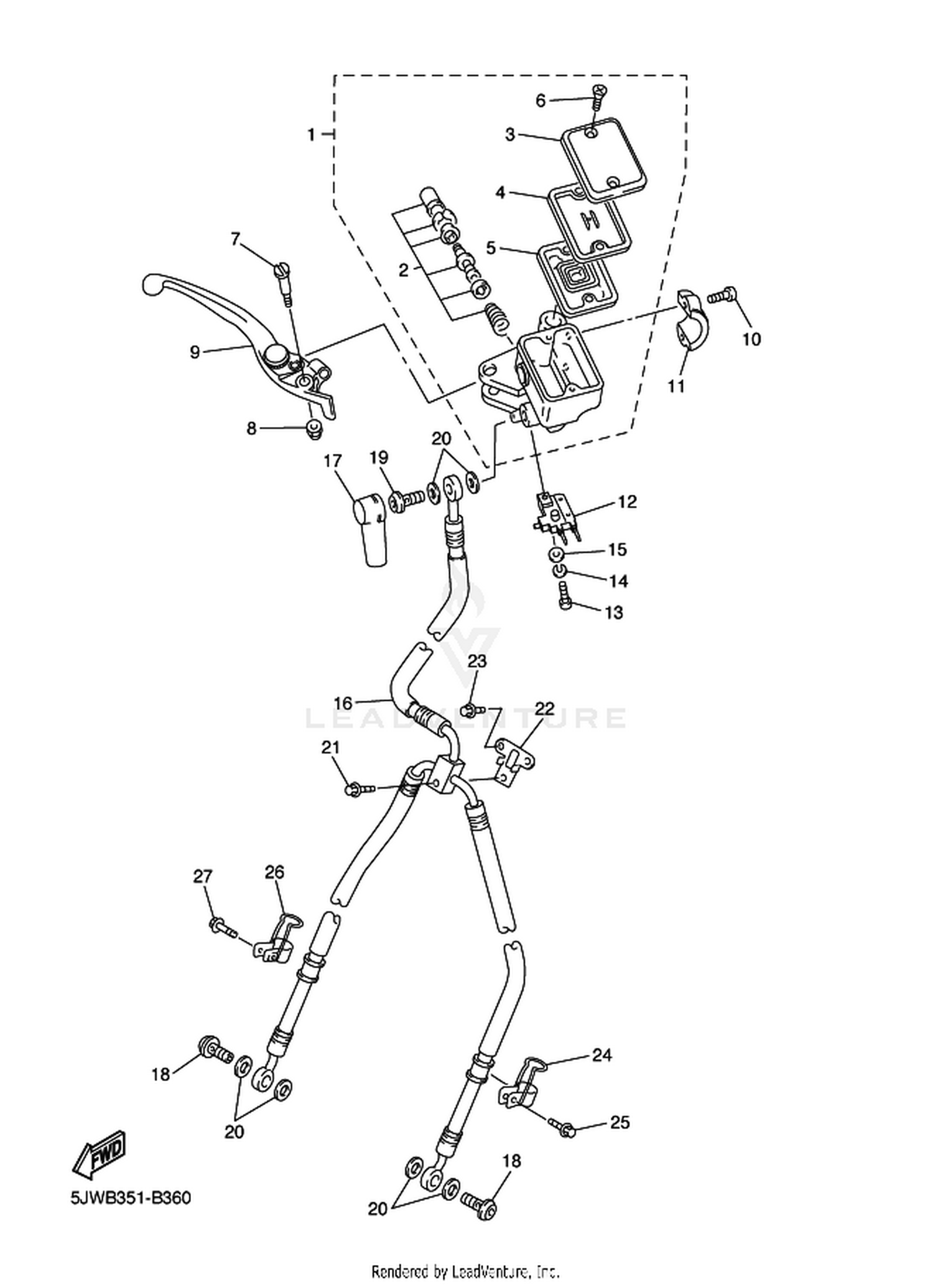 36 FRONT MASTER CYLINDER