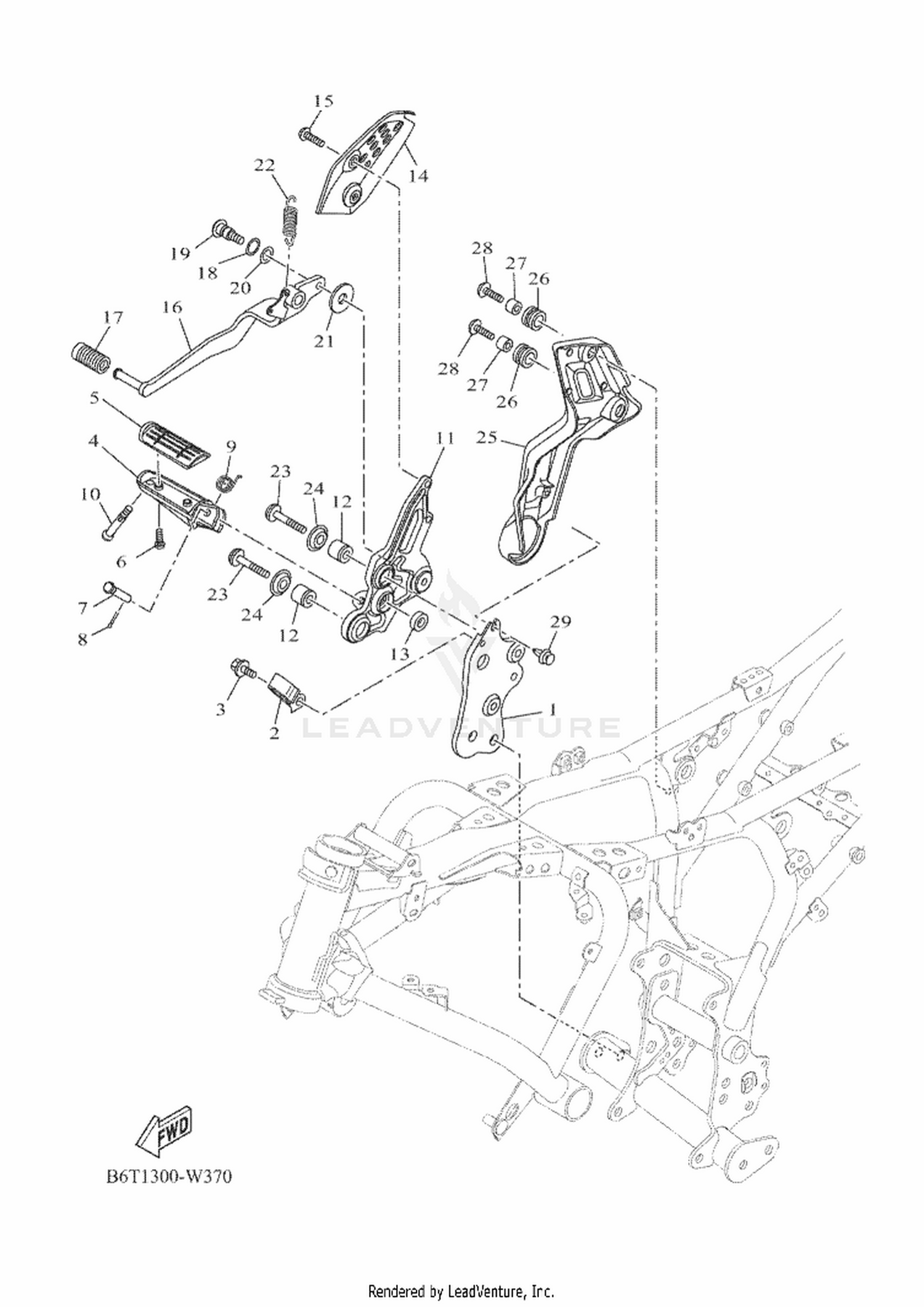 38 STAND & FOOTREST 2