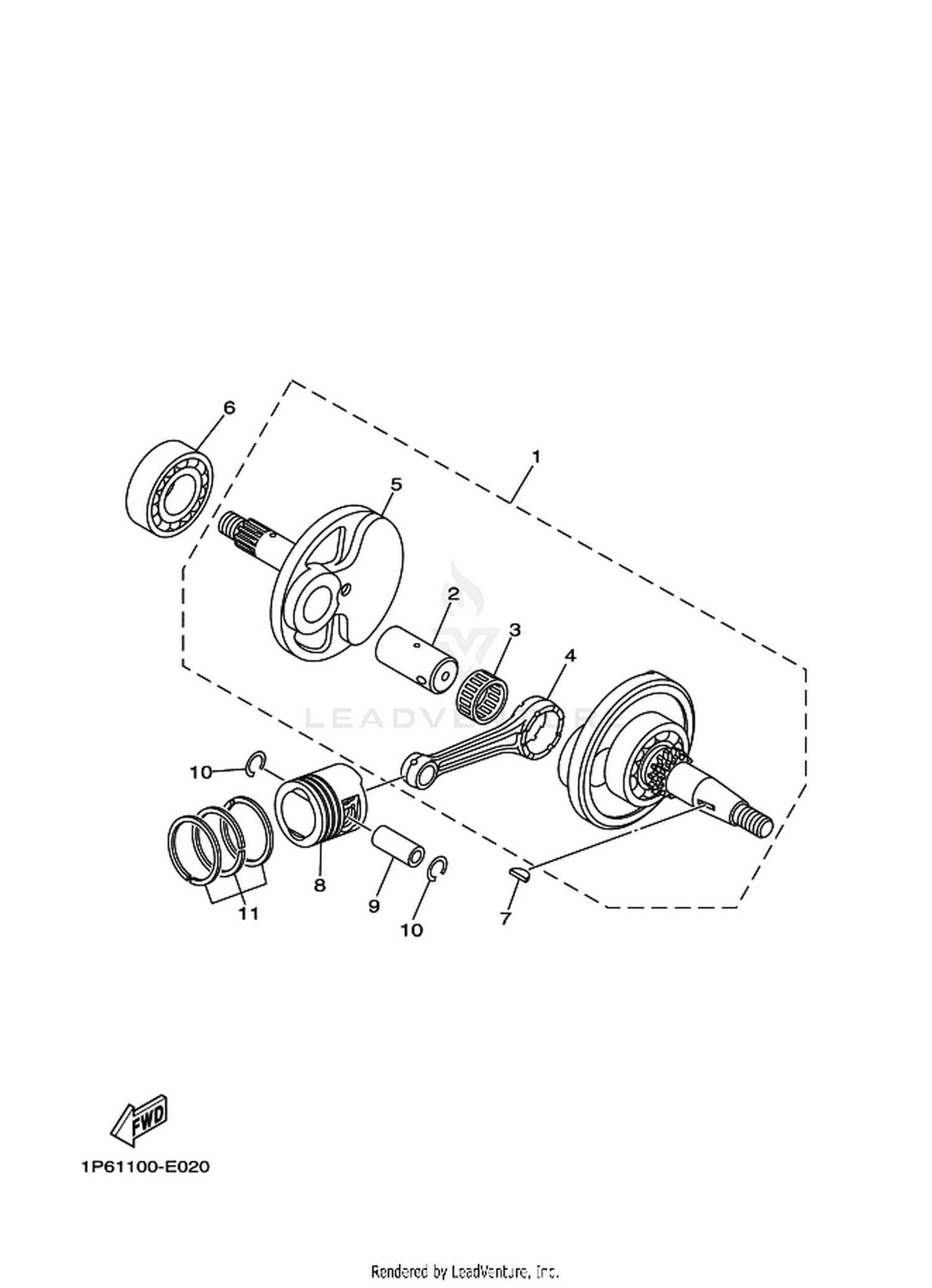02 CRANKSHAFT  PISTON
