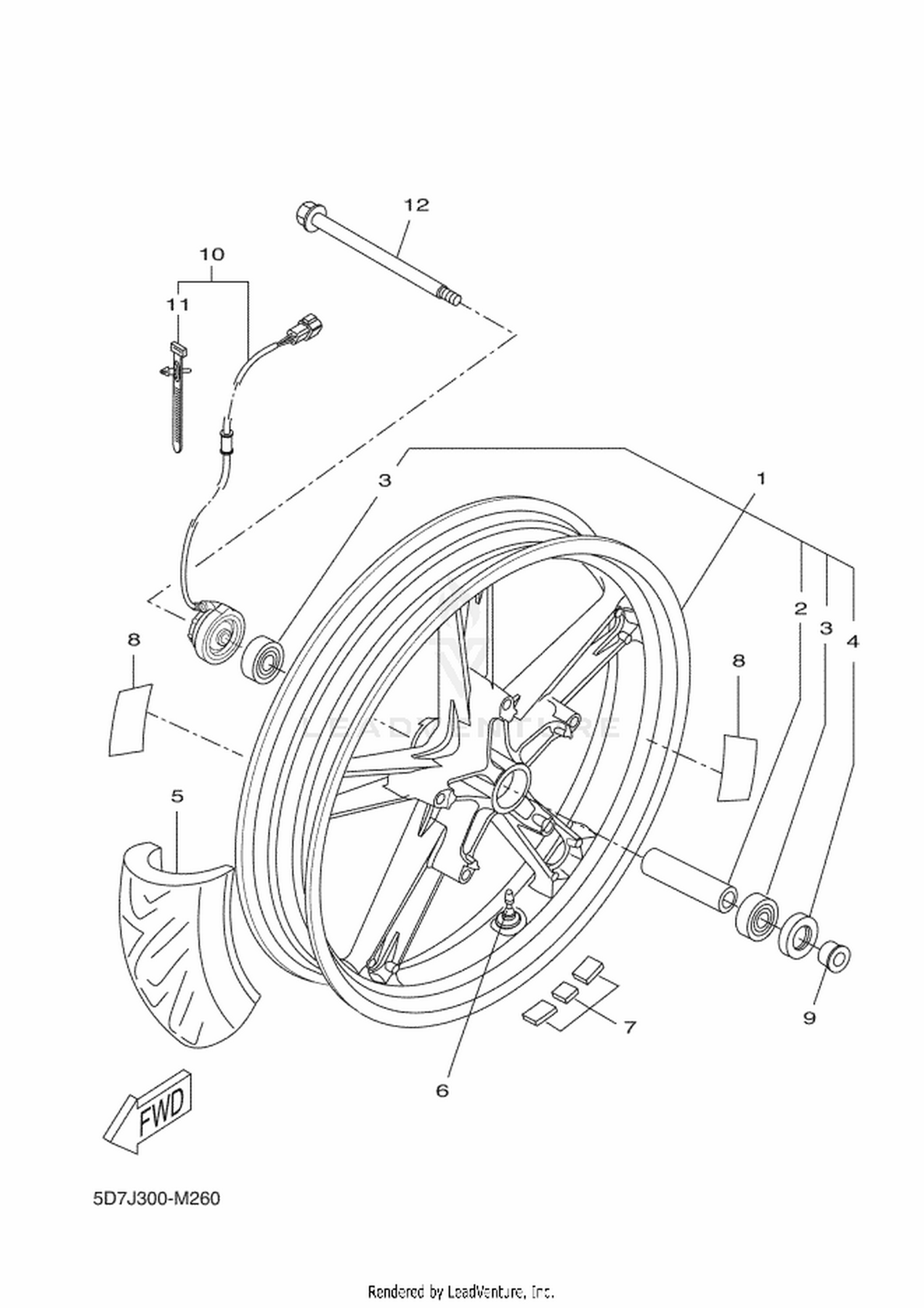 26 FRONT WHEEL