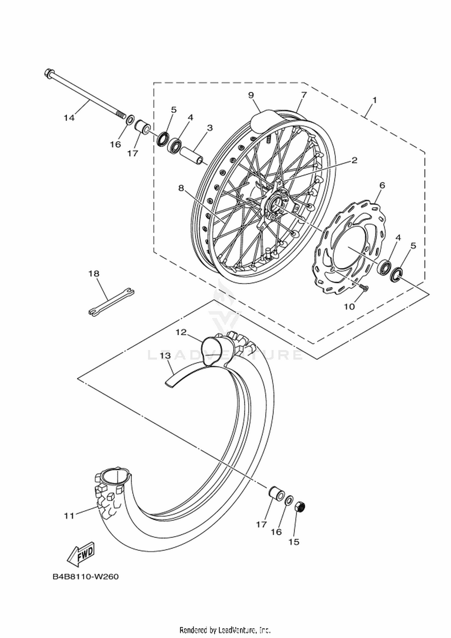 28 FRONT WHEEL