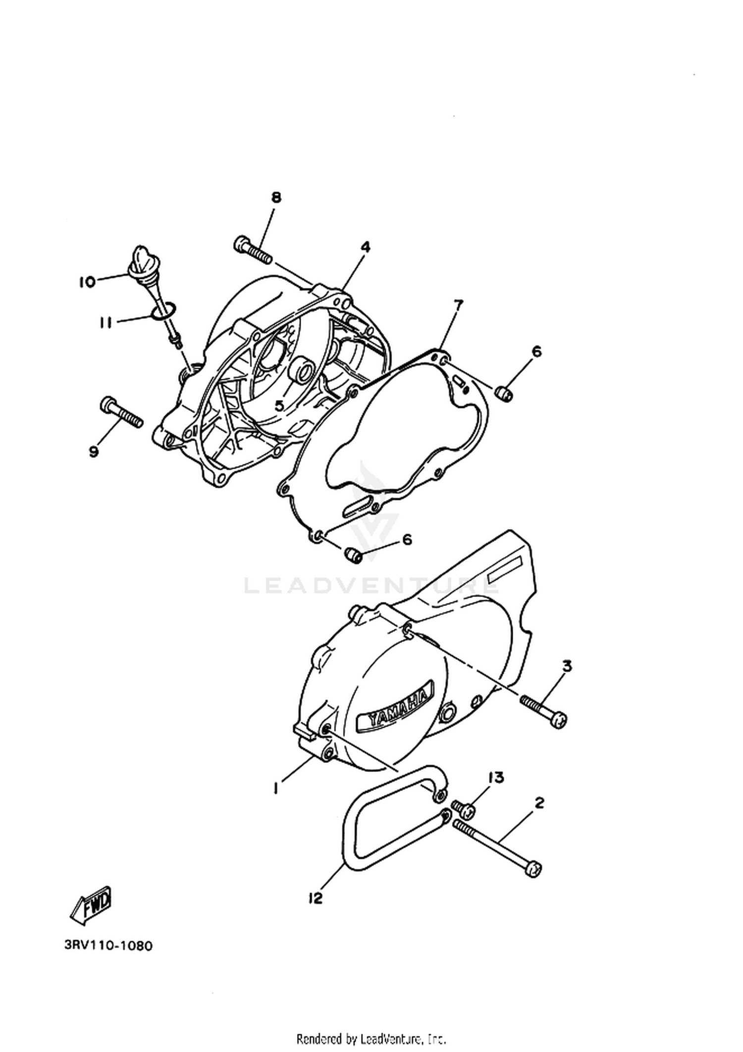 08 CRANKCASE COVER 1