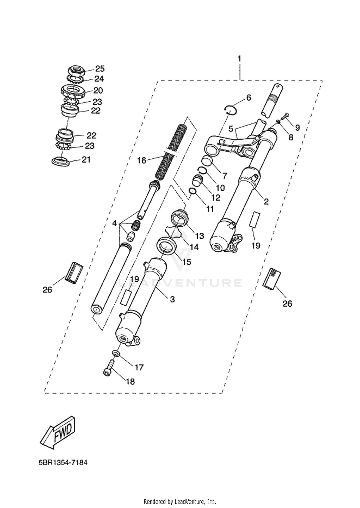 18 FRONT FORK