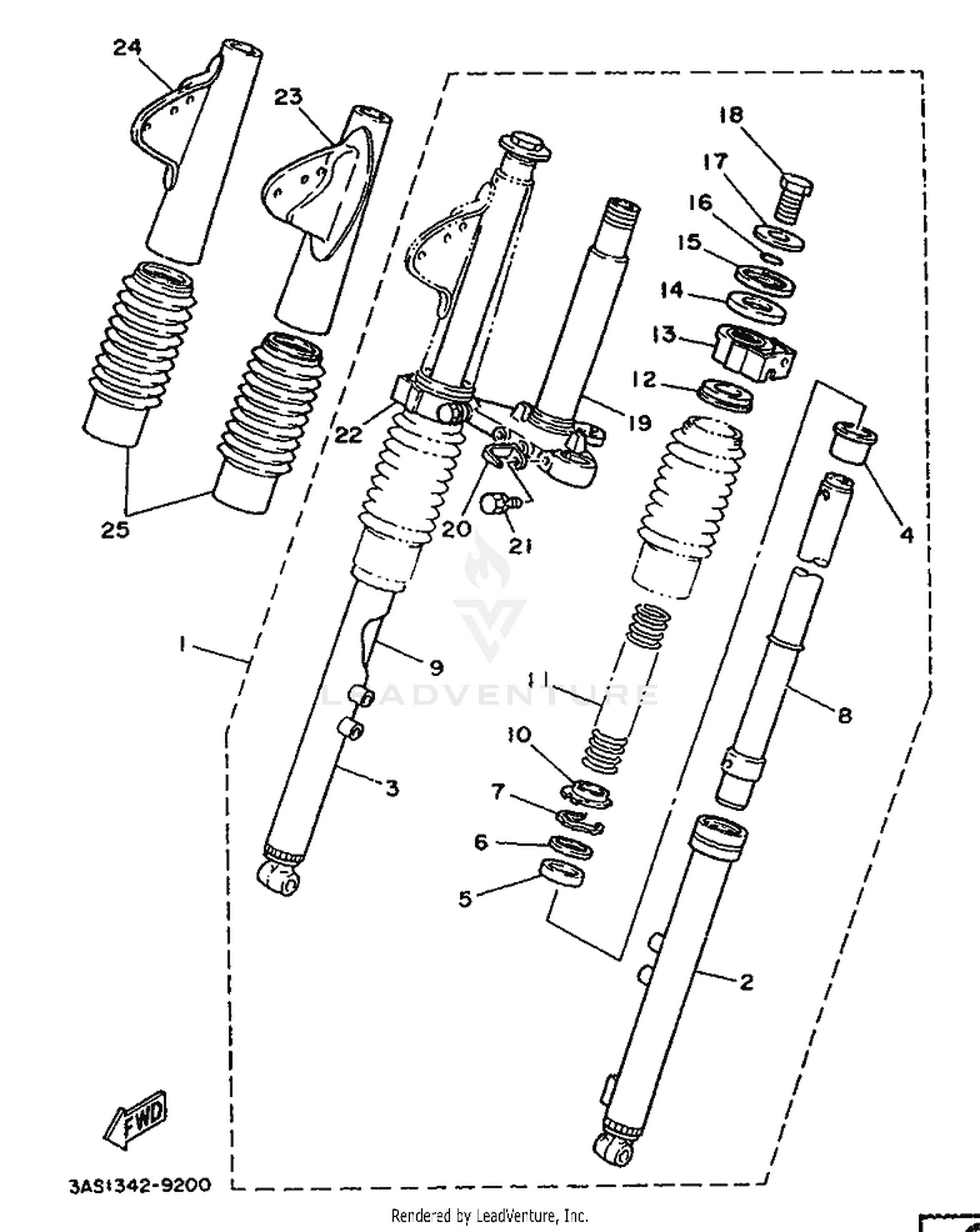 20 FRONT FORK