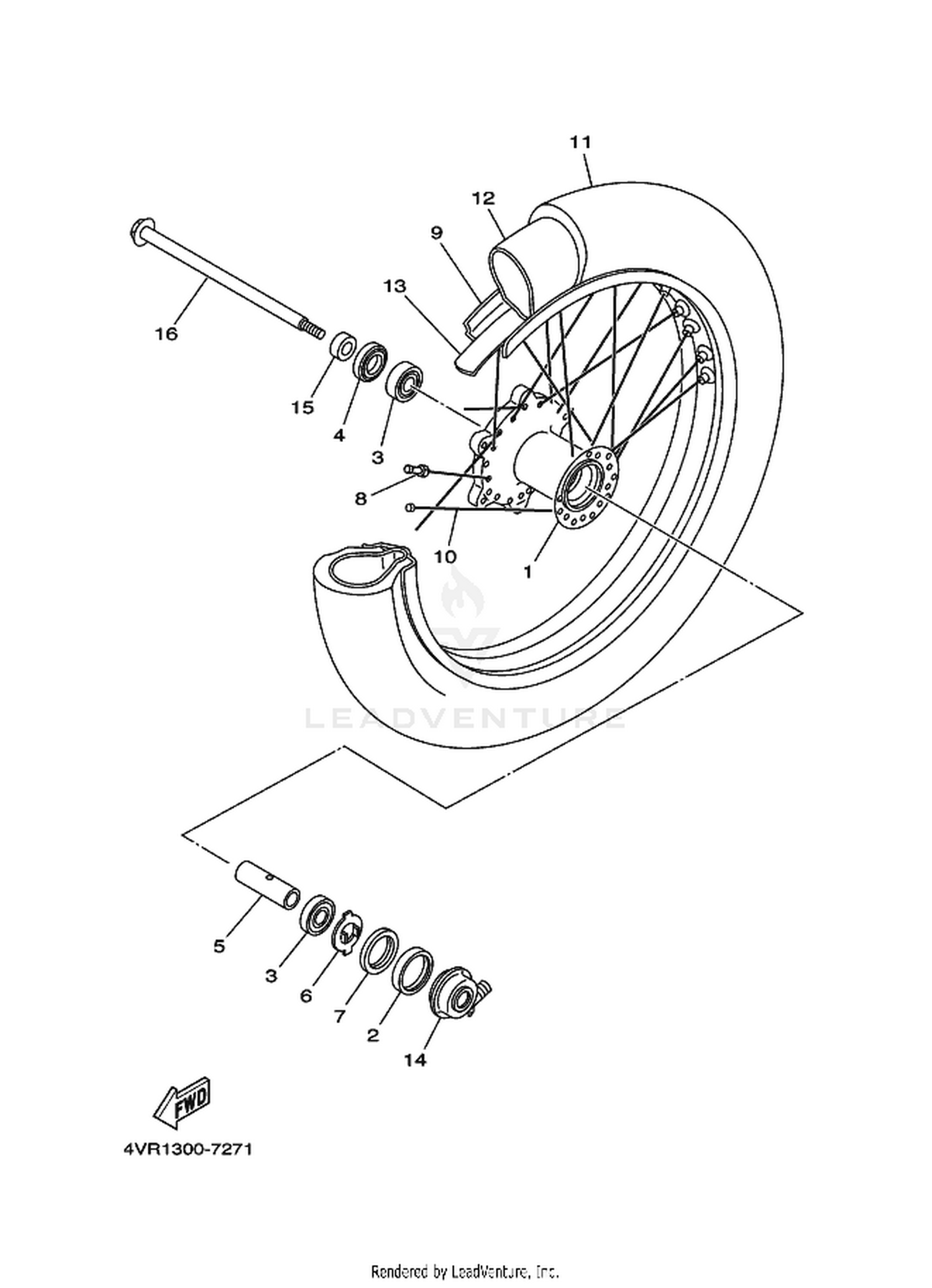 27 FRONT WHEEL