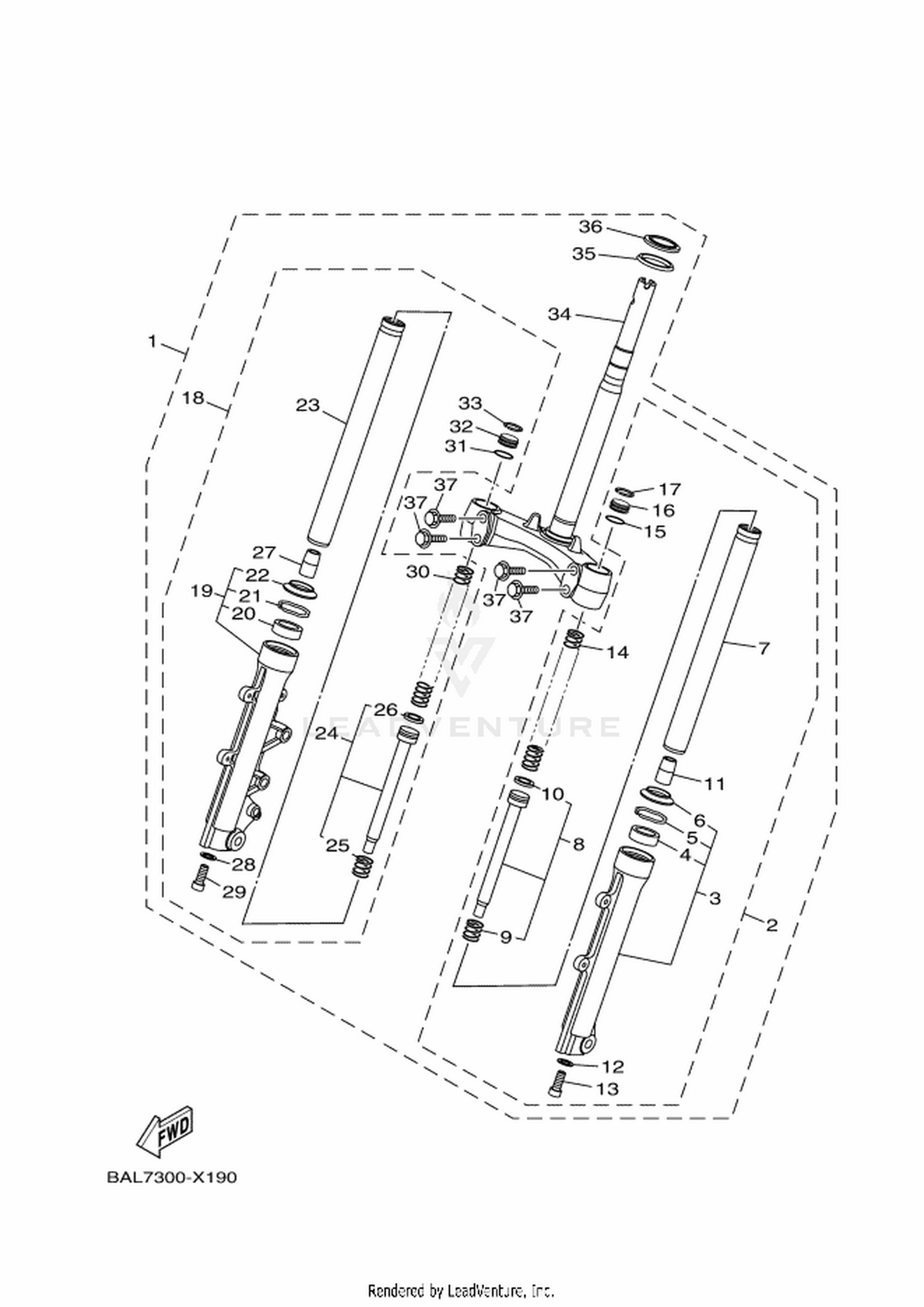 19 FRONT FORK