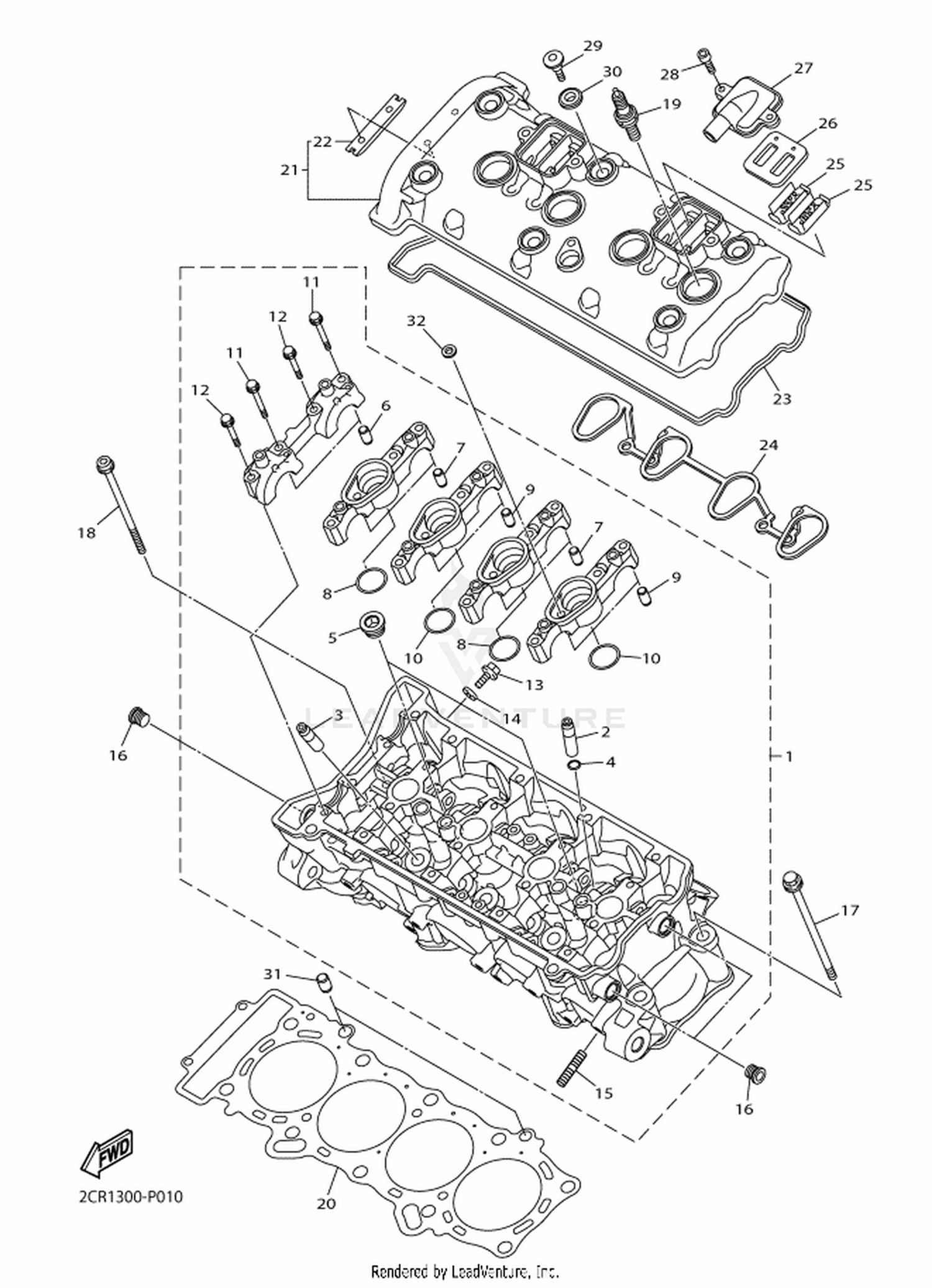01 CYLINDER HEAD