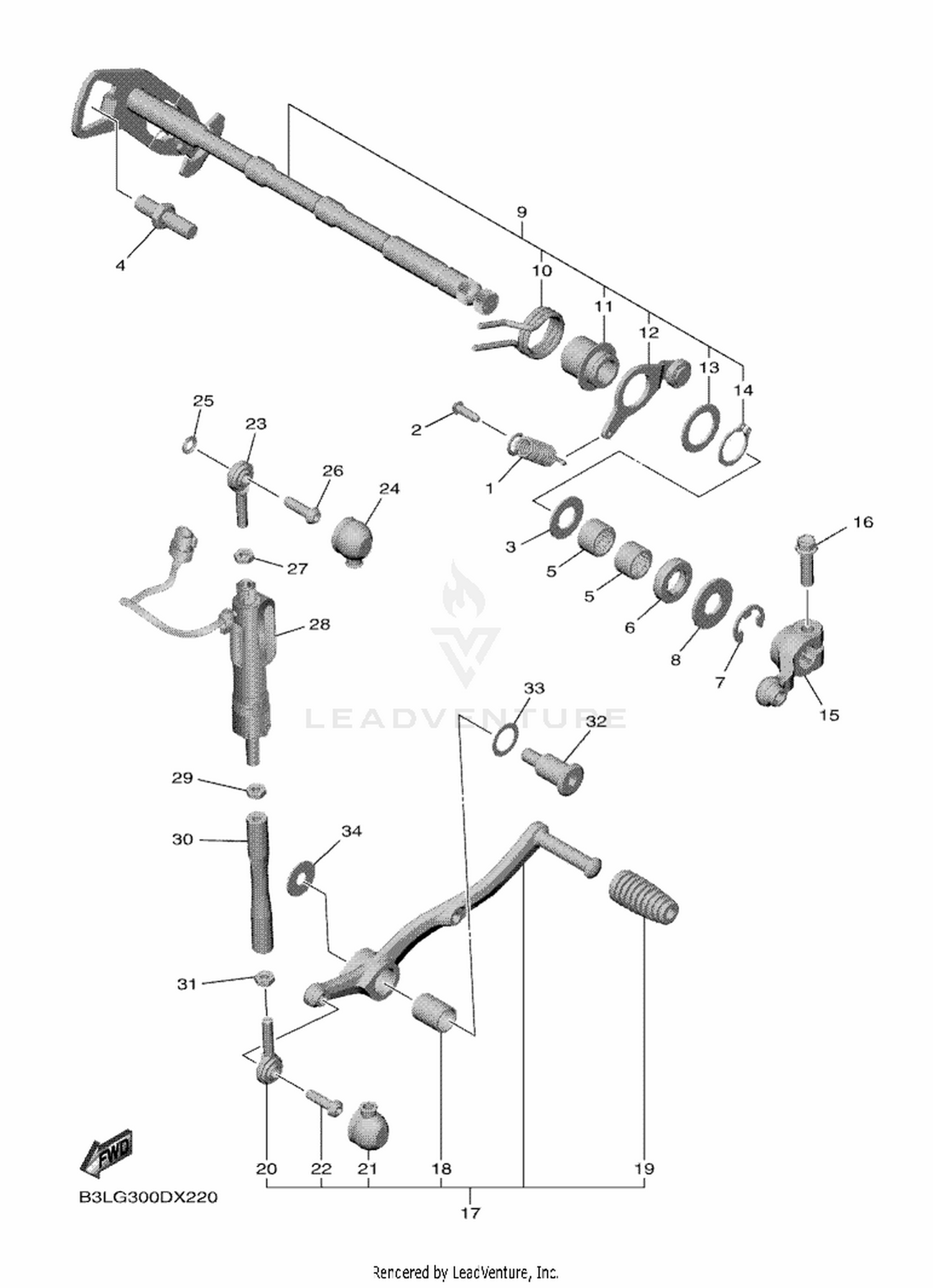 23 SHIFT SHAFT