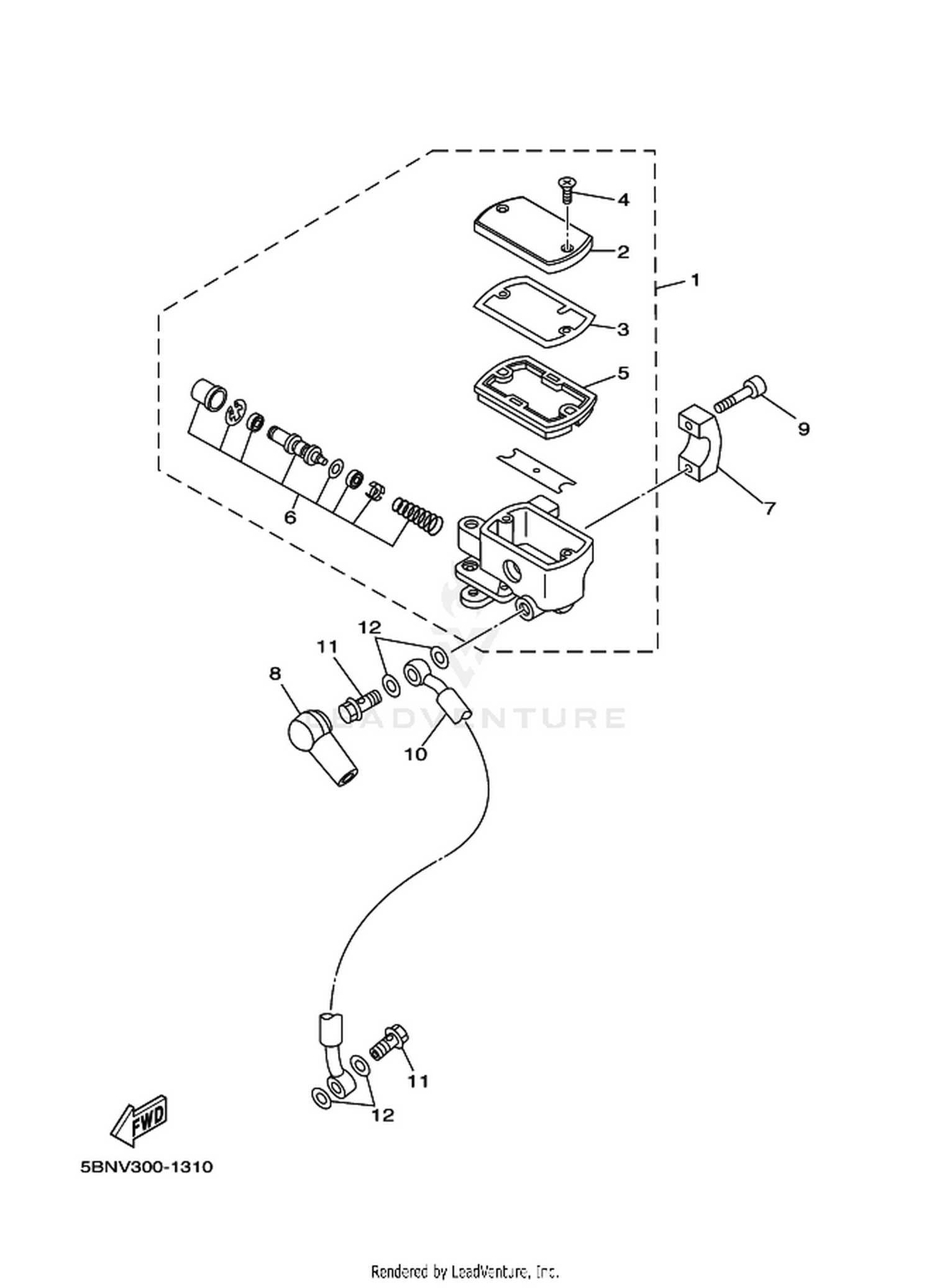 31 FRONT MASTER CYLINDER