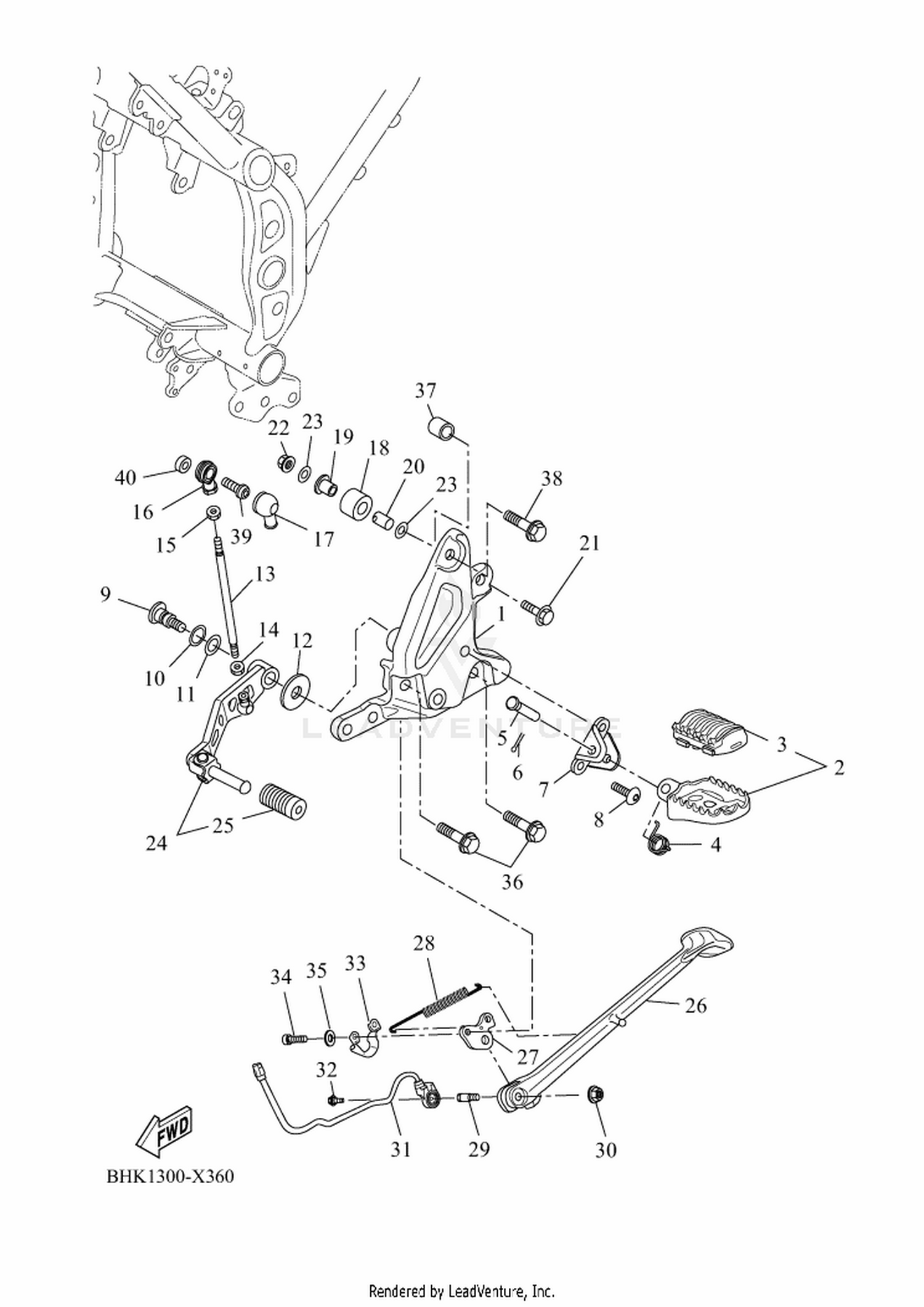 37 STAND & FOOTREST