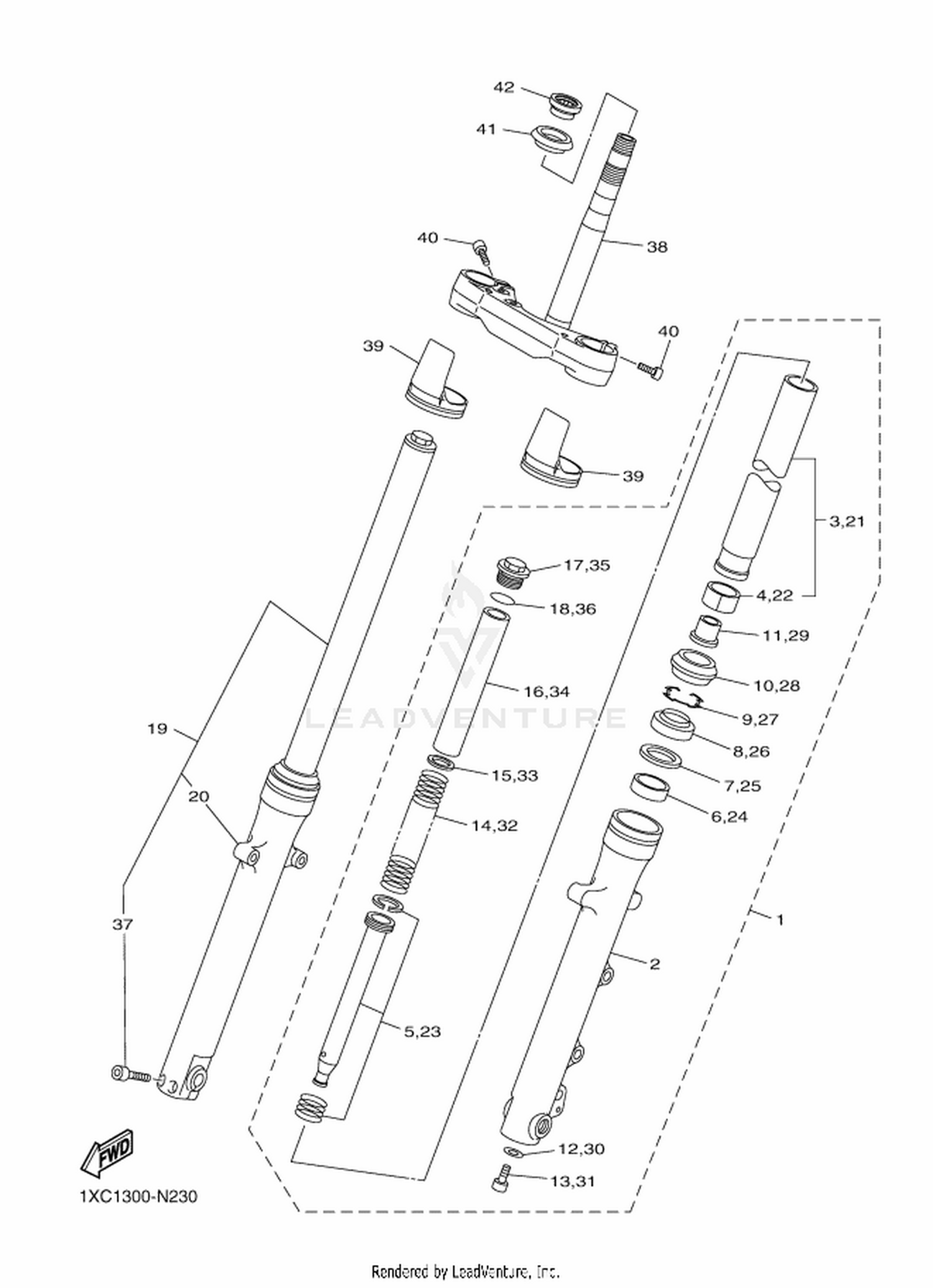23 FRONT FORK