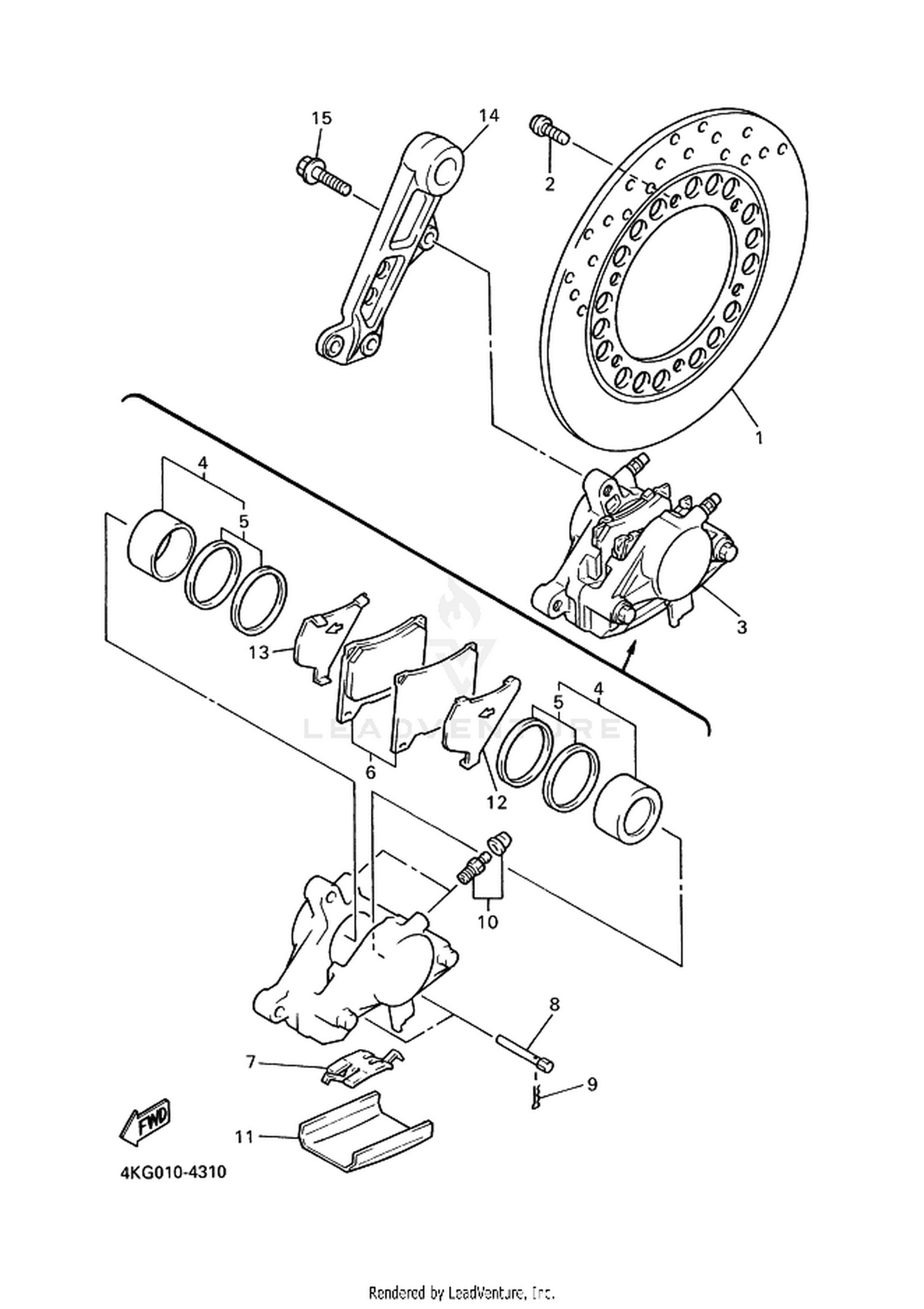 31 REAR BRAKE CALIPER