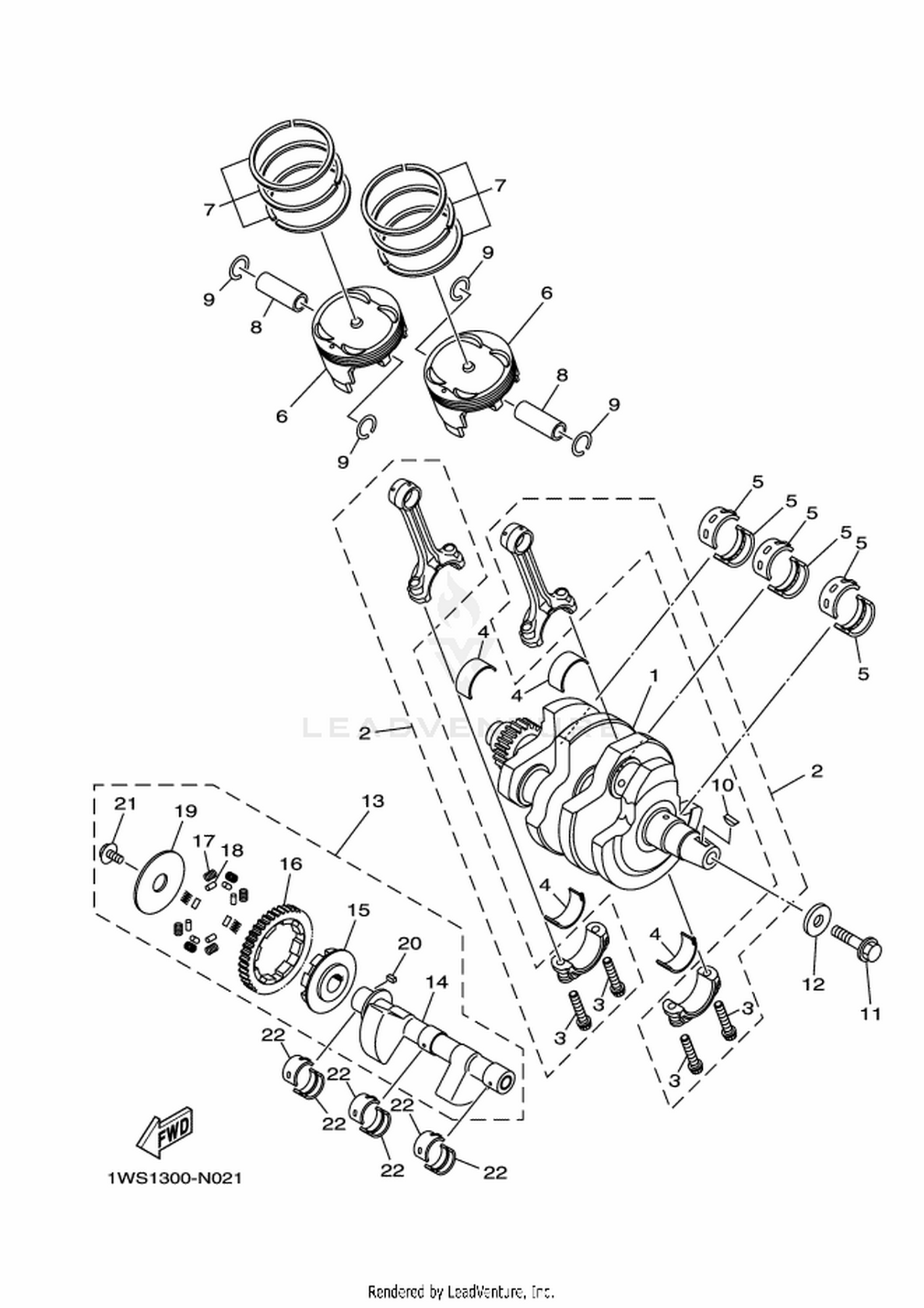 03 CRANKSHAFT & PISTON