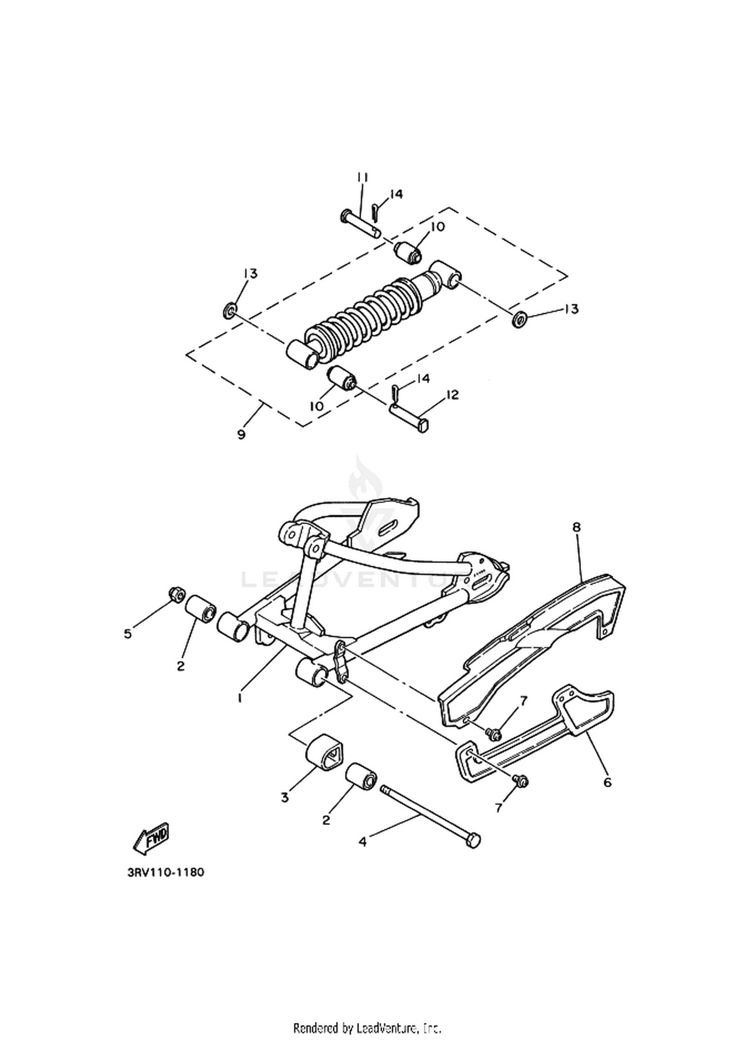 18 REAR ARM  SUSPENSION