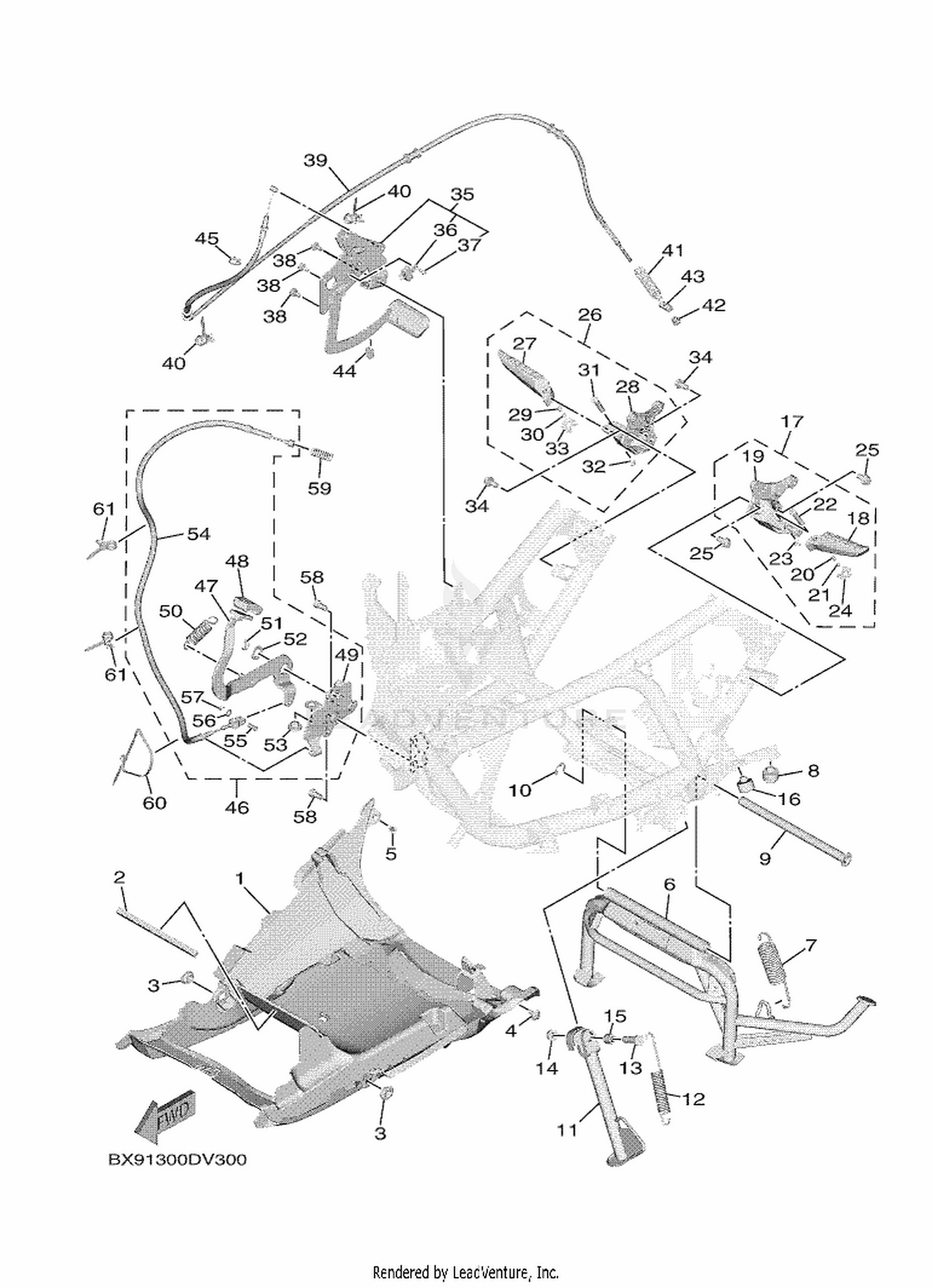30 STAND & FOOTREST