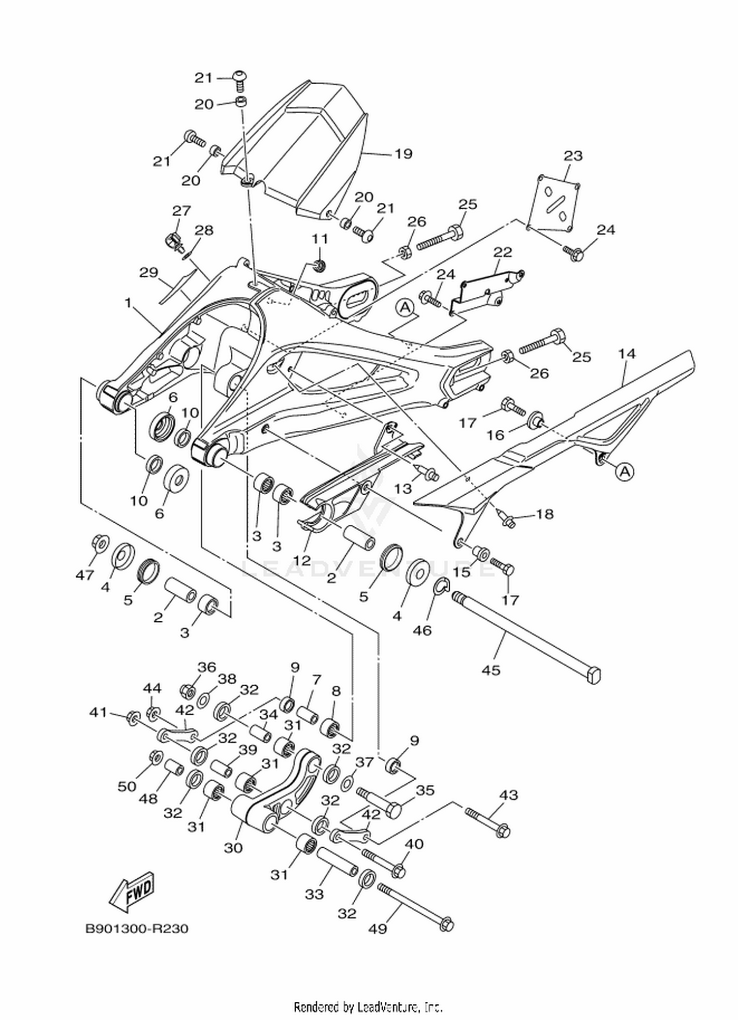 23 REAR ARM