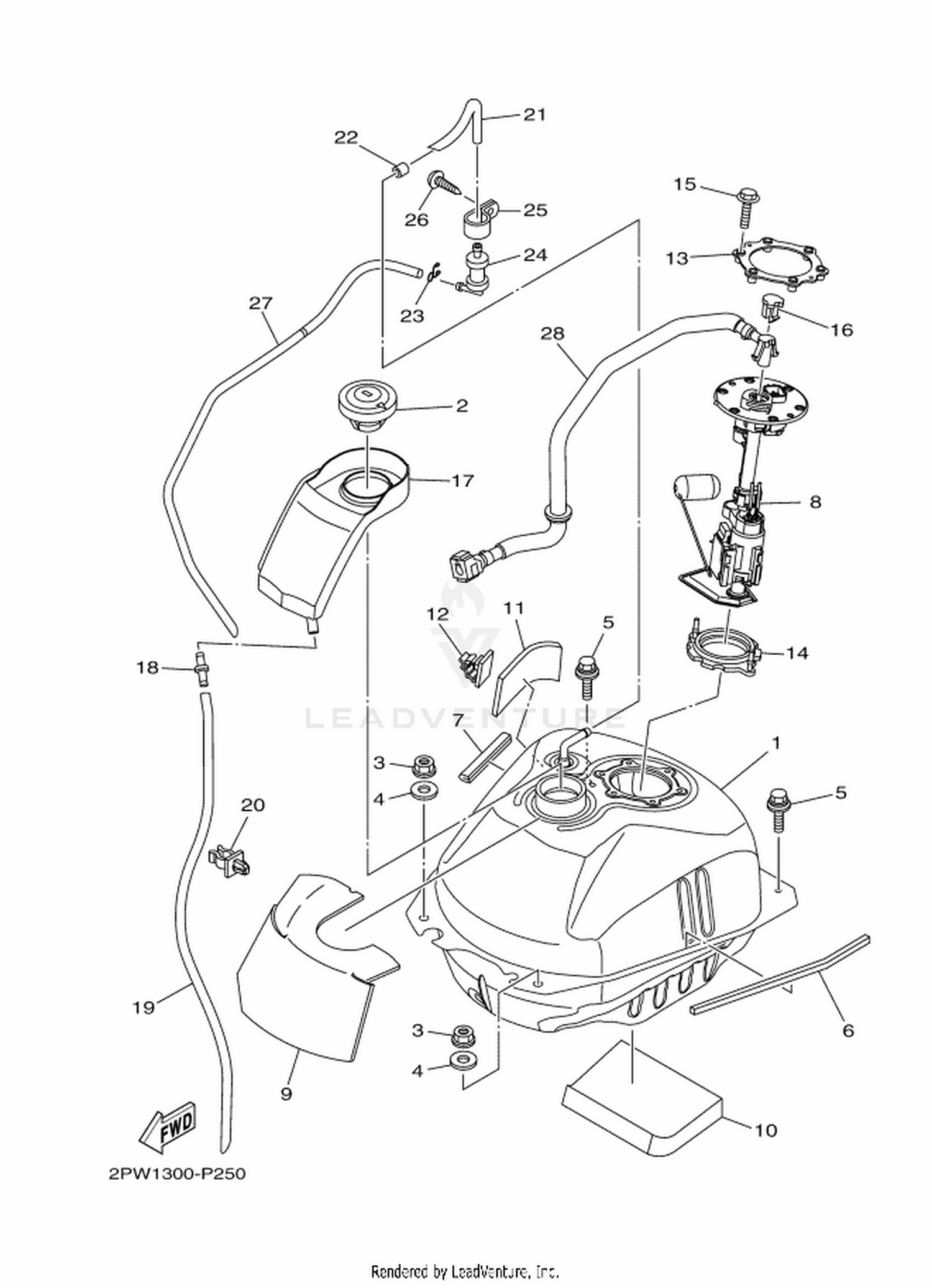 25 FUEL TANK