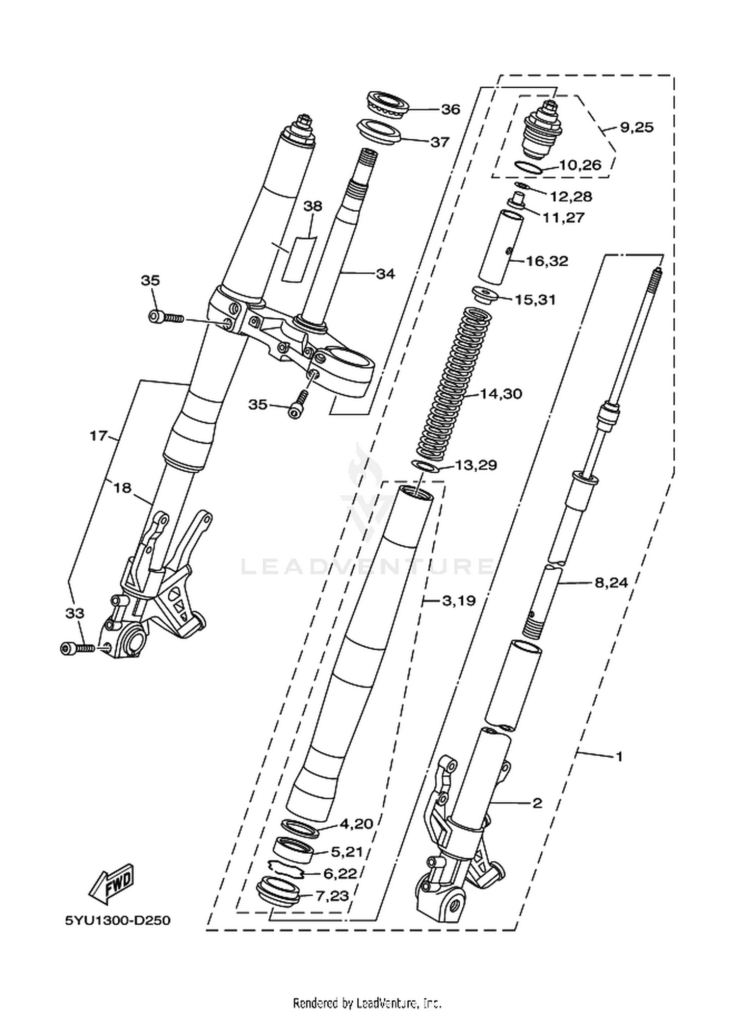 25 FRONT FORK
