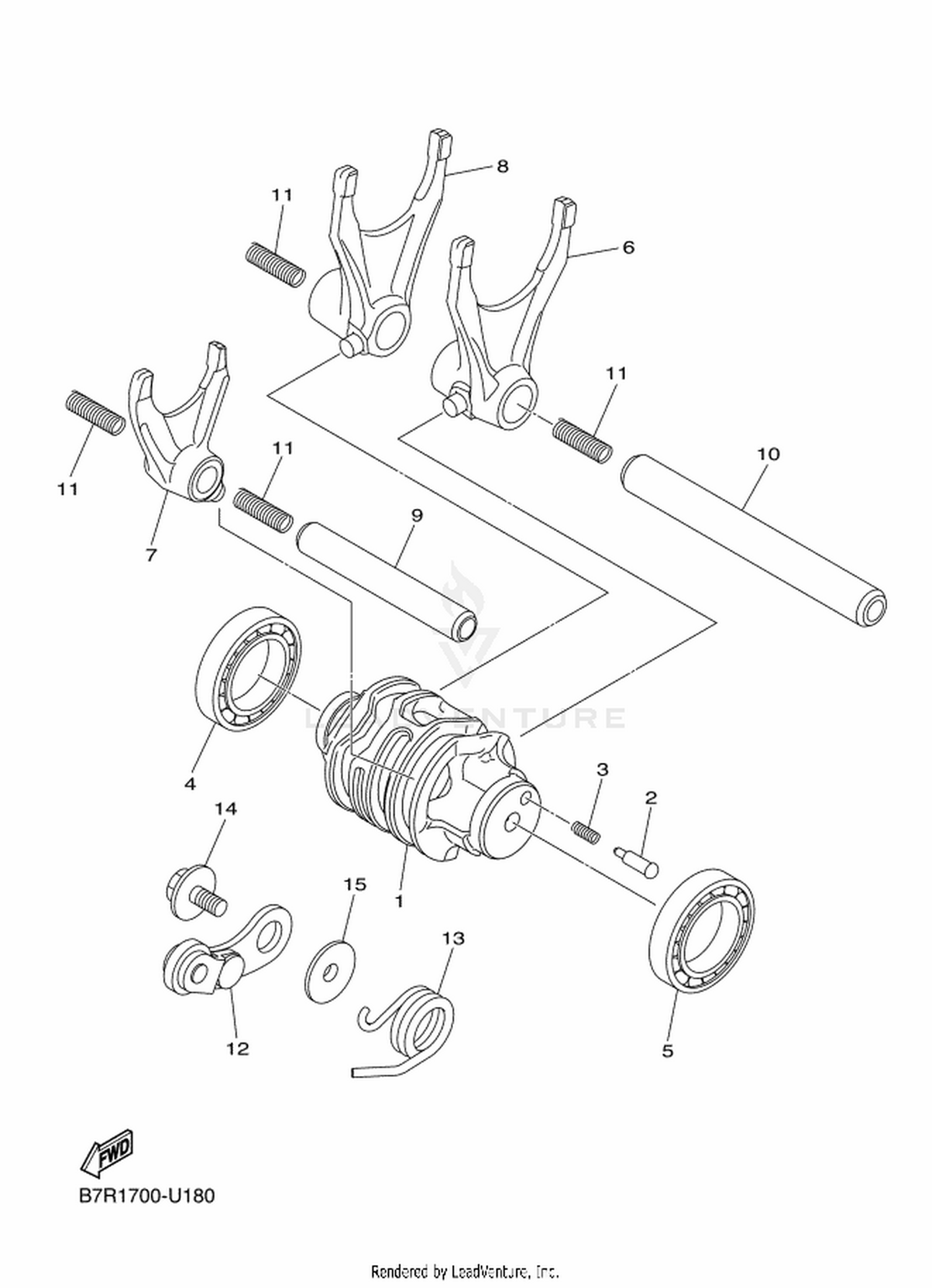 18 SHIFT CAM  FORK