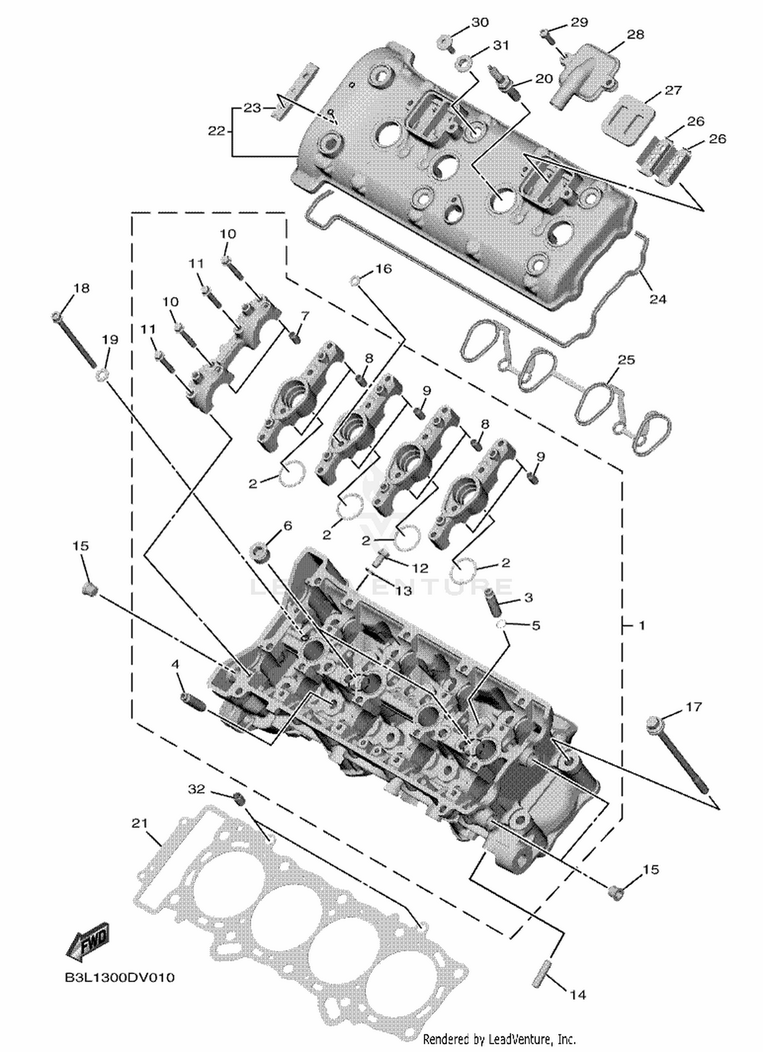 01 CYLINDER HEAD