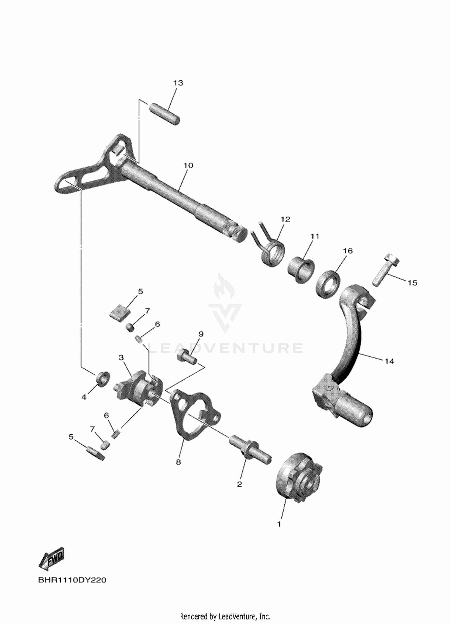 22 SHIFT SHAFT