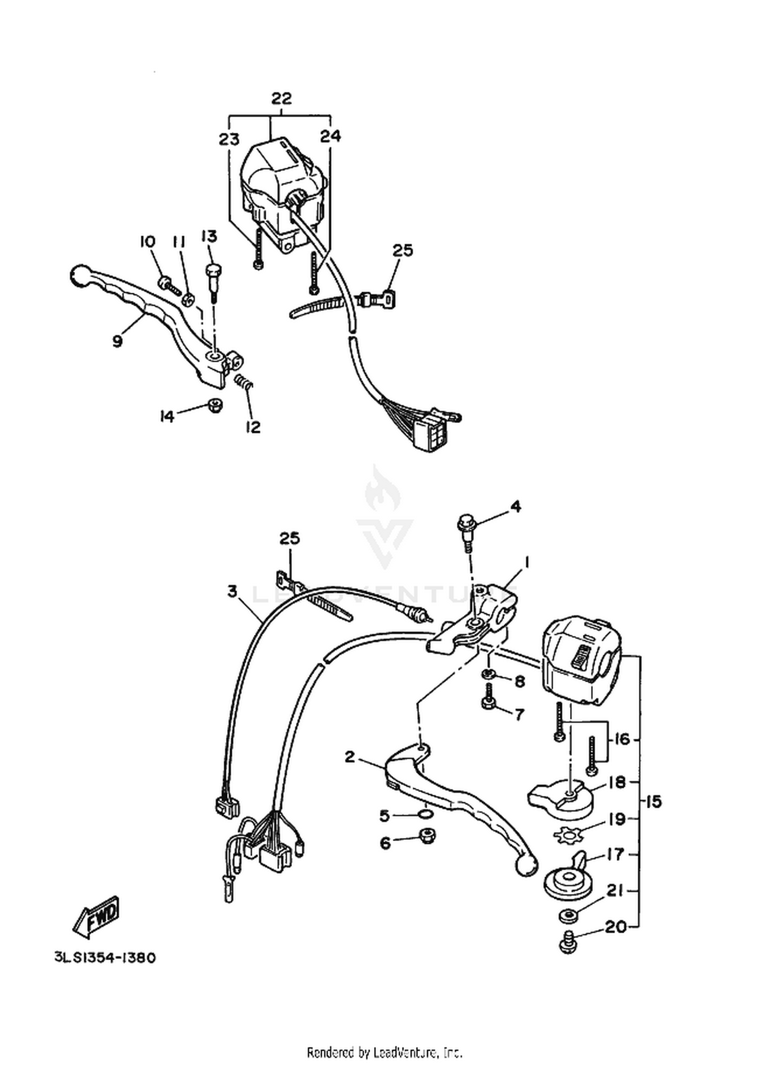38 HANDLE SWITCH  LEVER