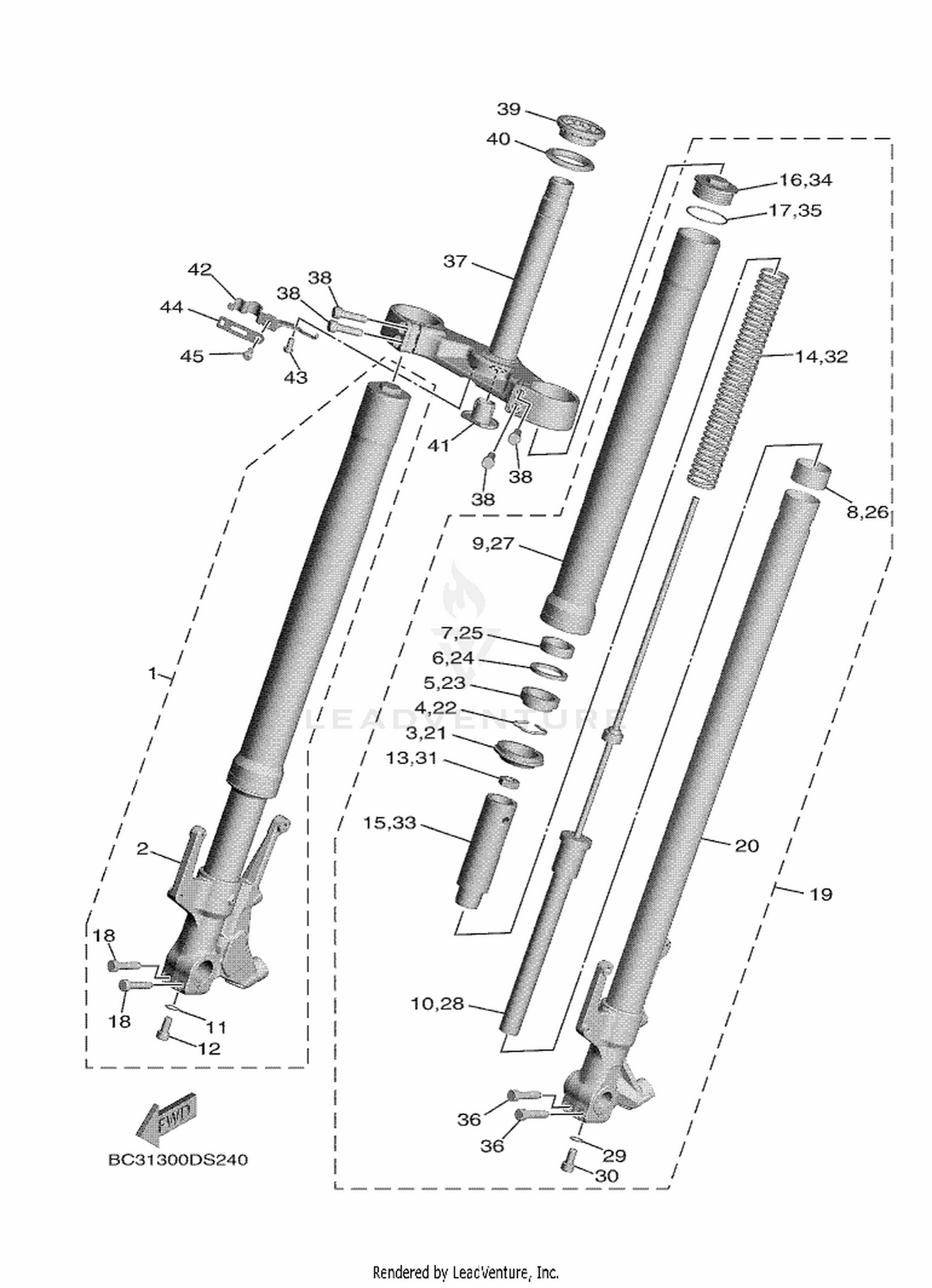 24 FRONT FORK