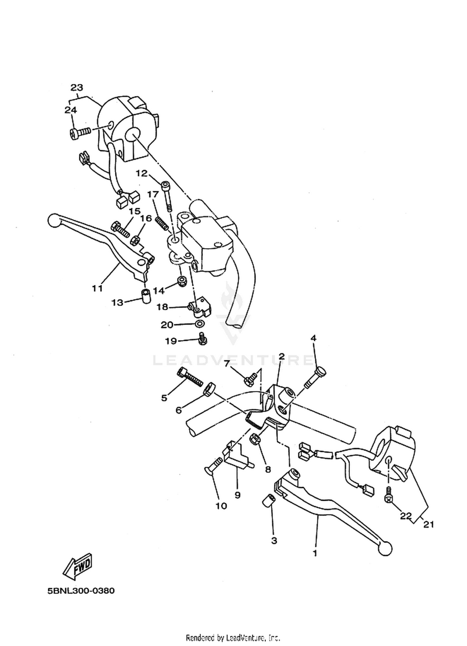 38 HANDLE SWITCH  LEVER