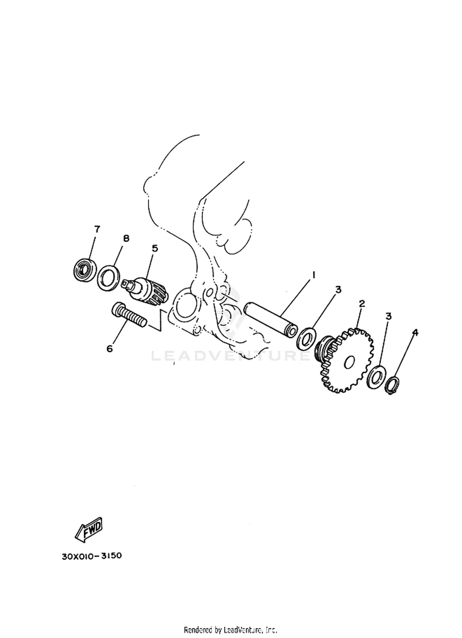 15 TACHOMETER GEAR