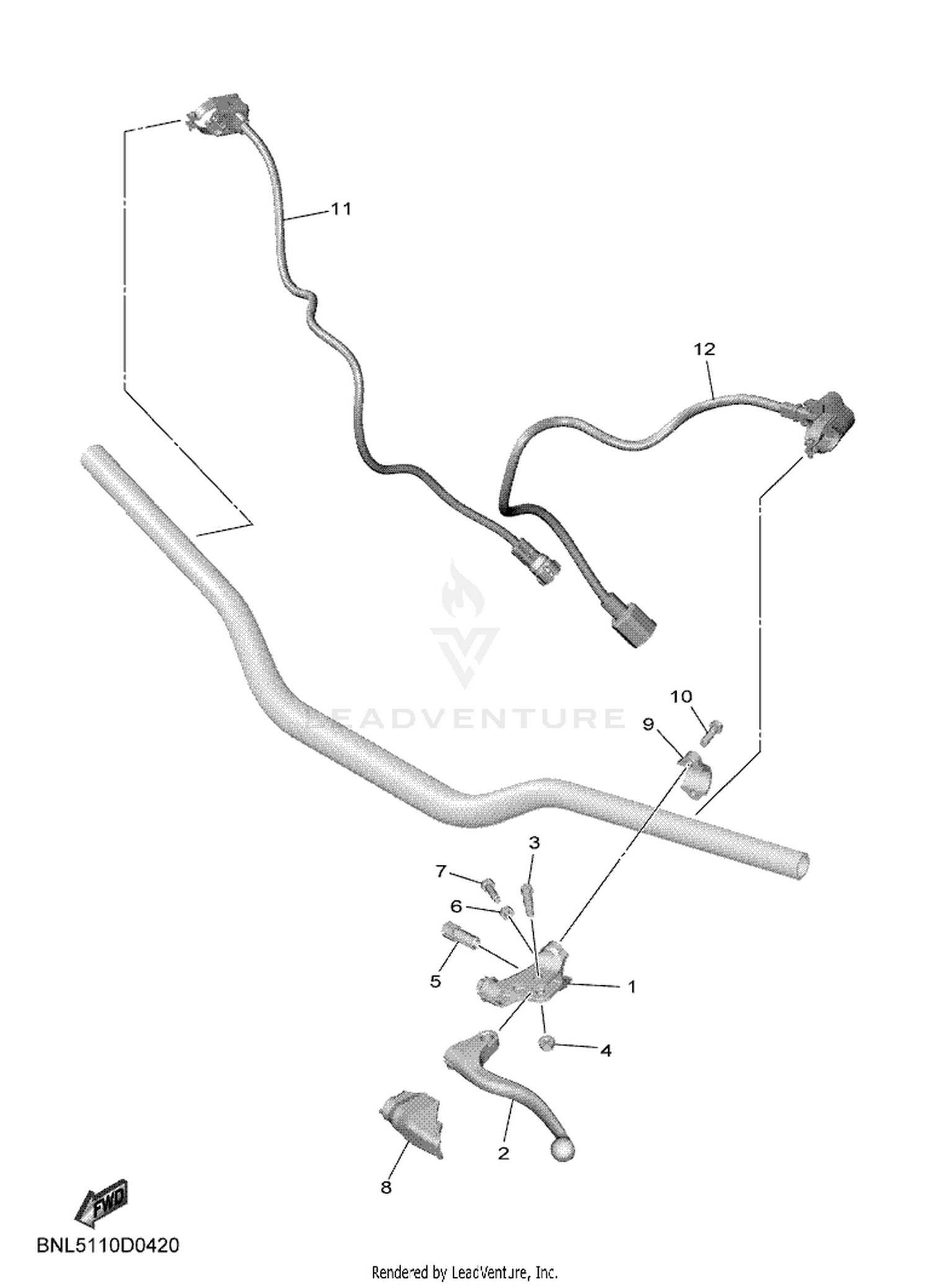 42 HANDLE SWITCH & LEVER