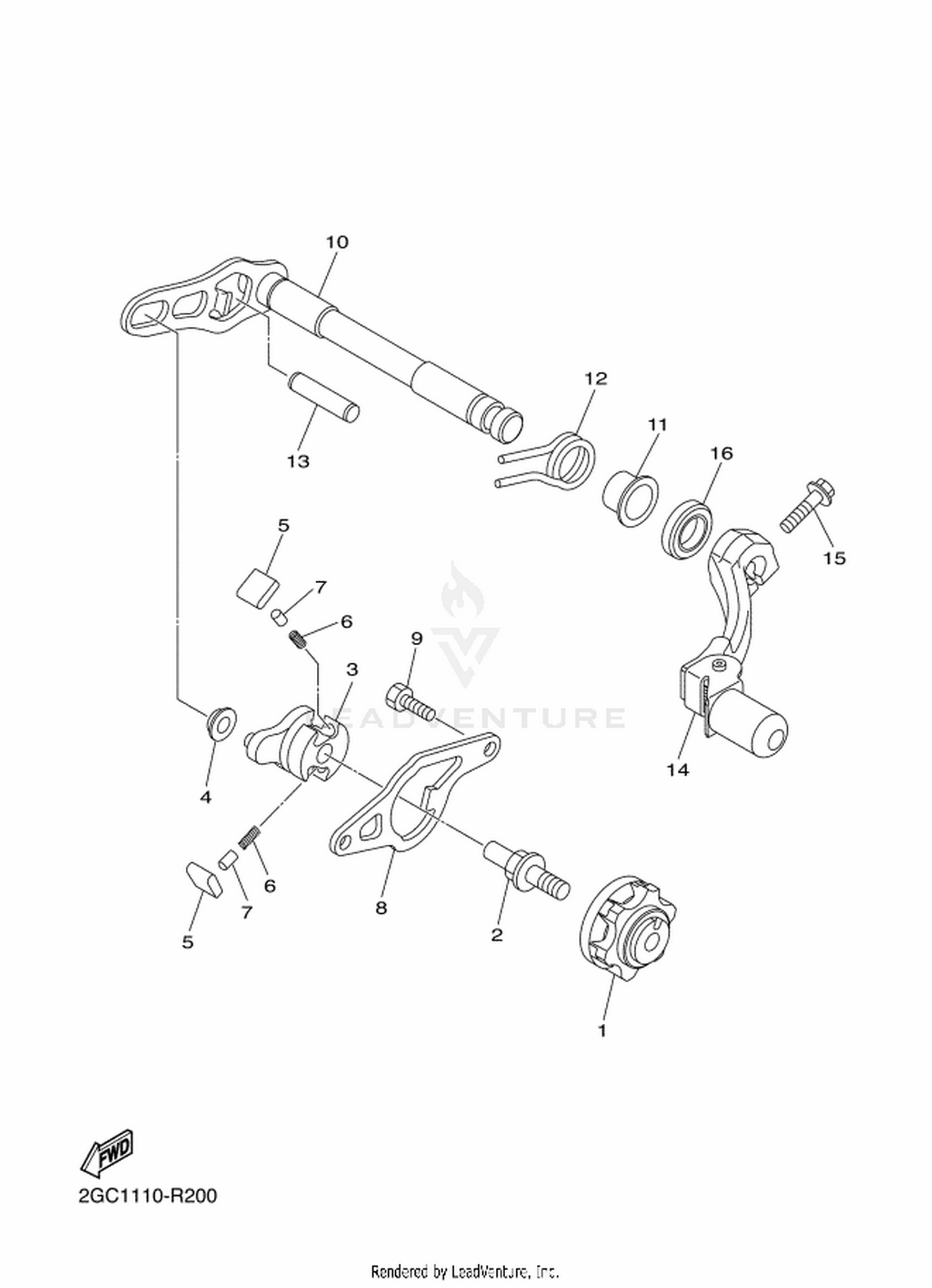 20 SHIFT SHAFT