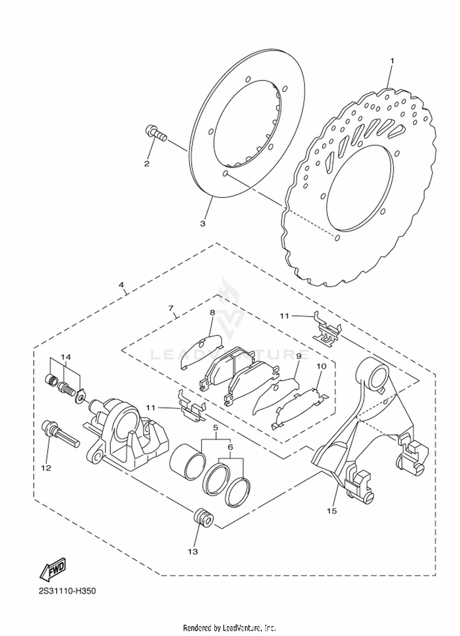 35 REAR BRAKE