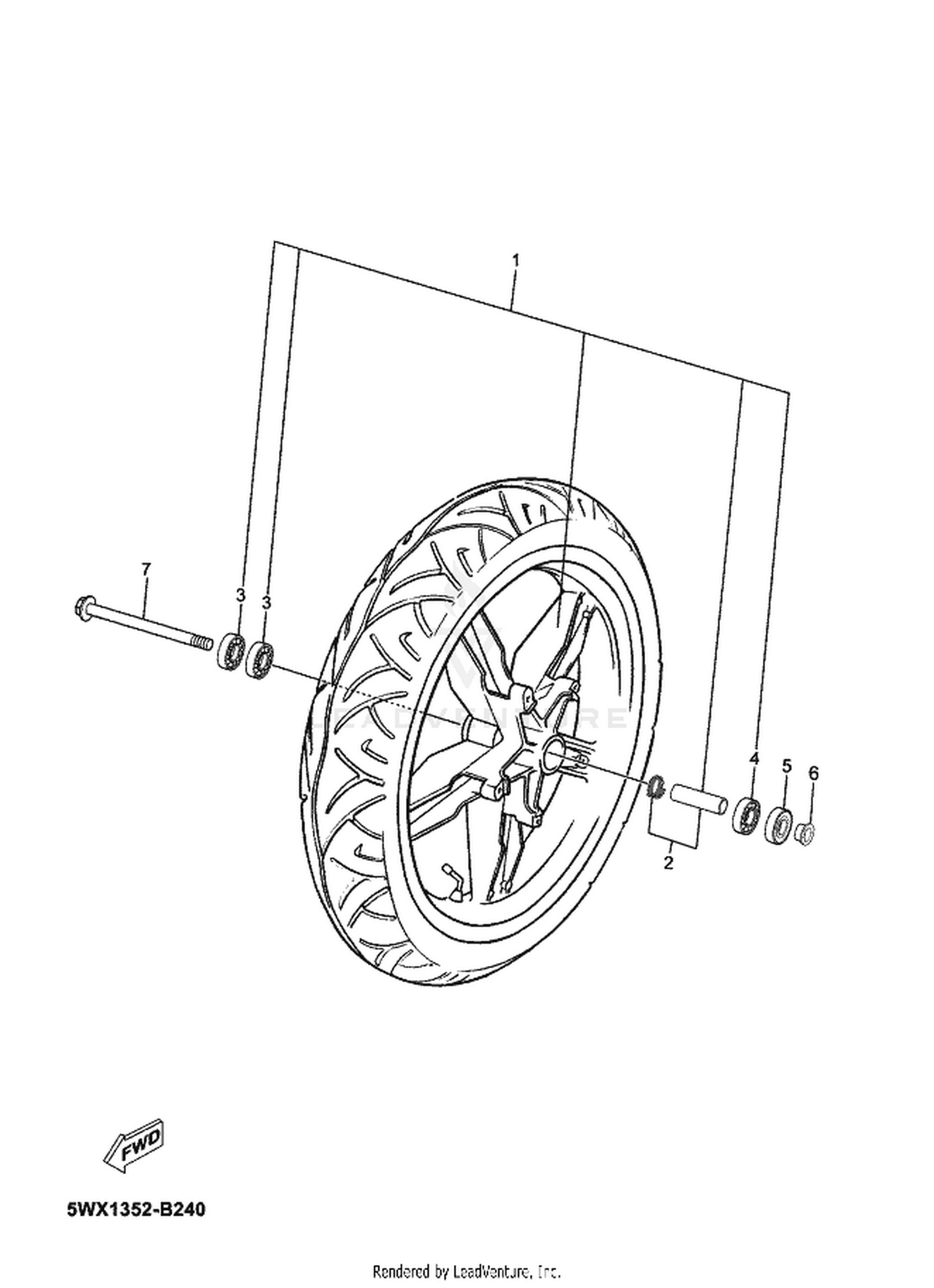 24 FRONT WHEEL