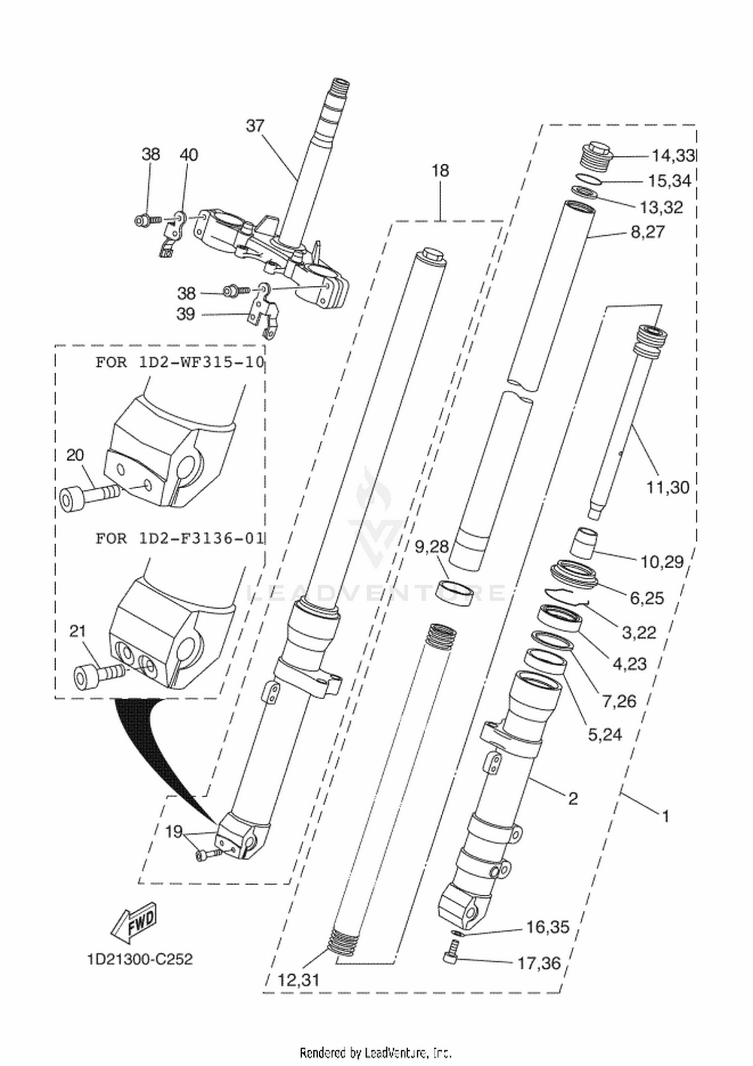25 FRONT FORK