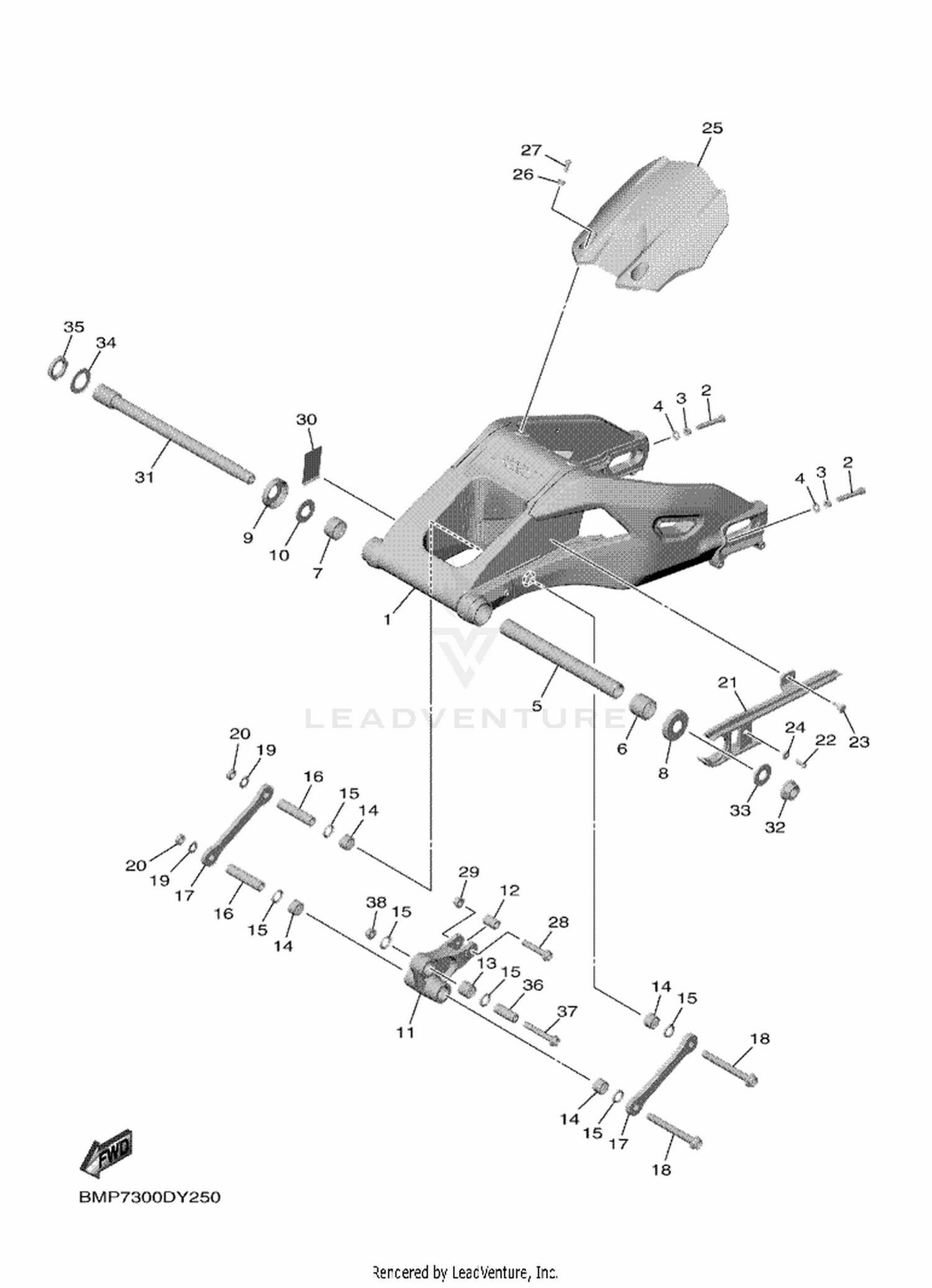 25 REAR ARM