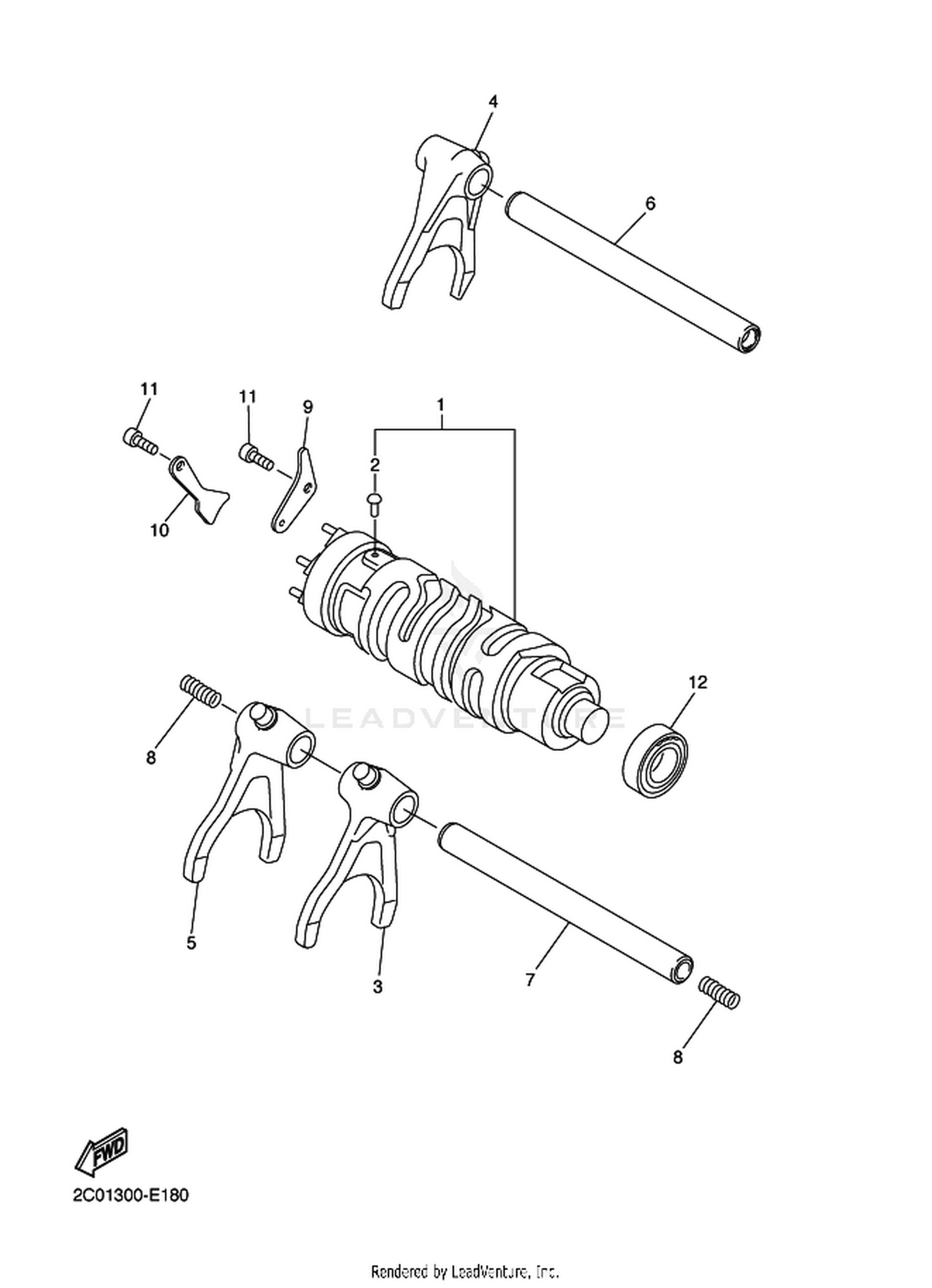 18 SHIFT CAM  FORK