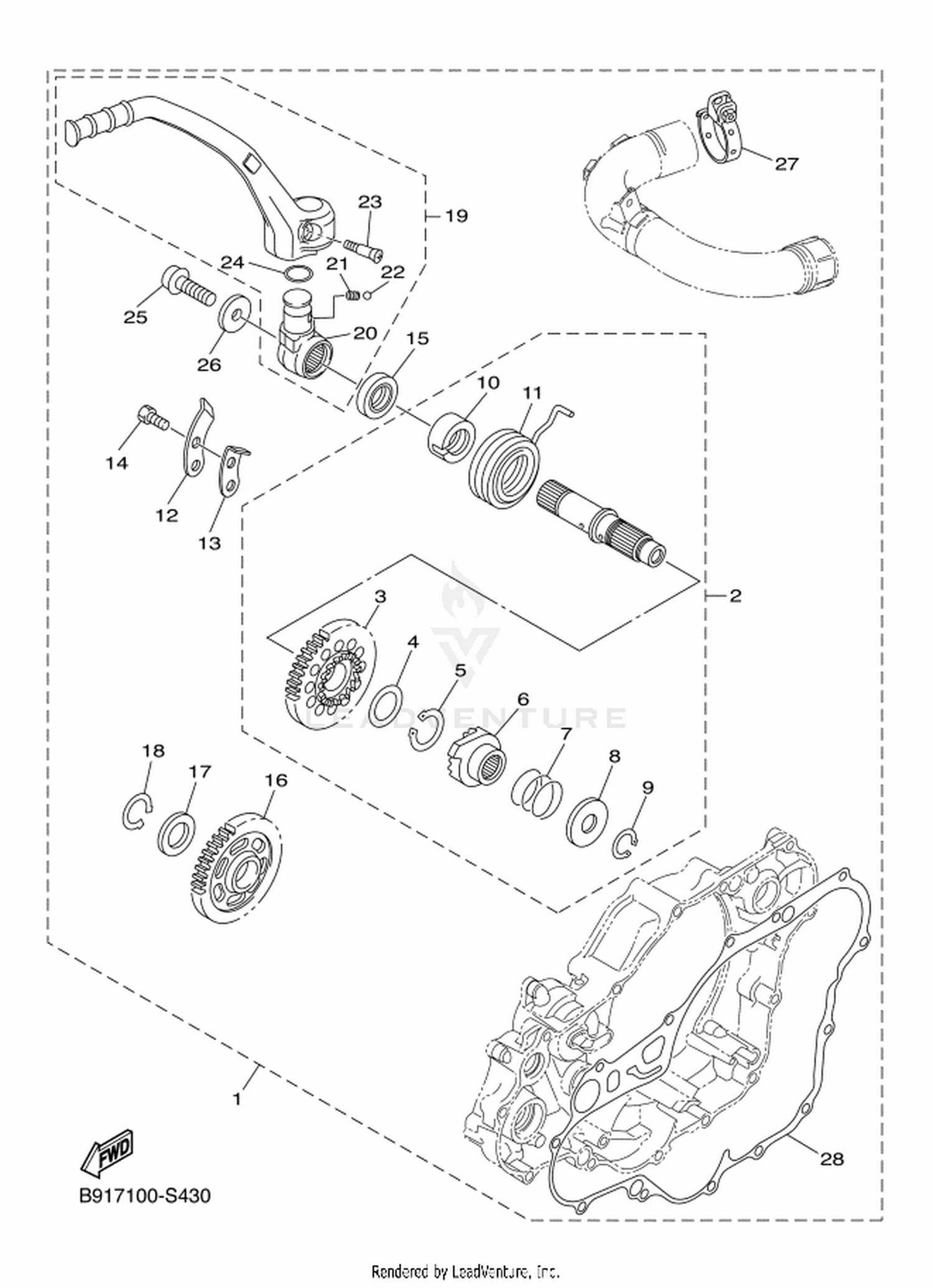43 PARTS OPTION (KICK STARTER)