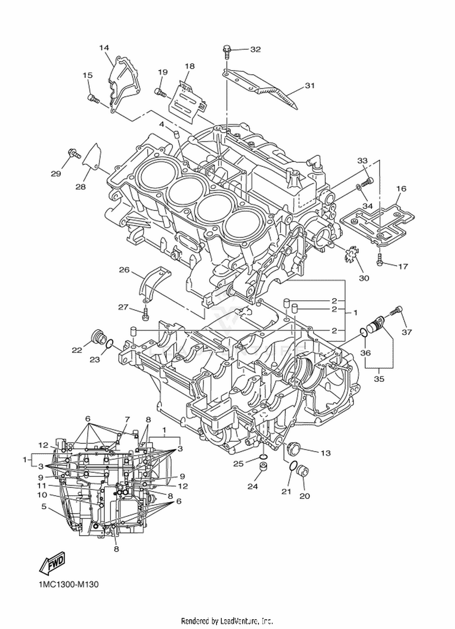 13 CRANKCASE